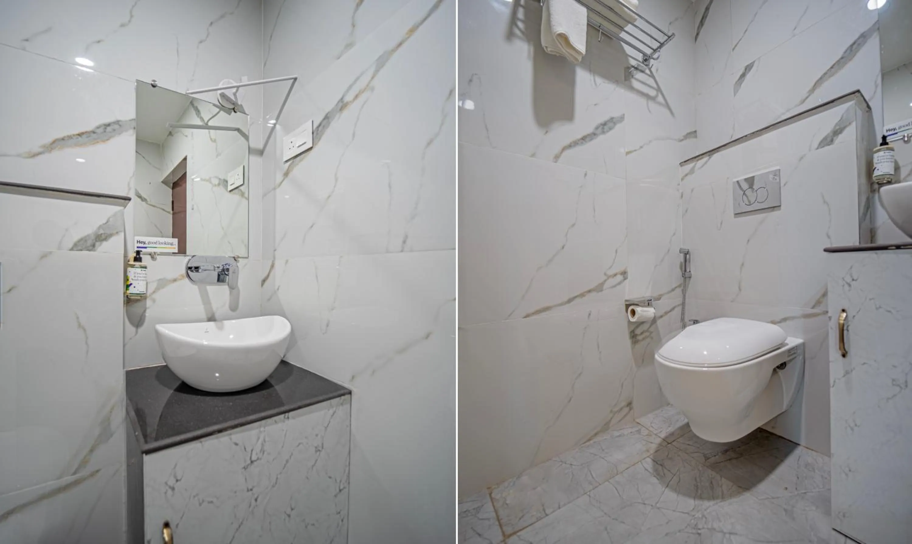 Bathroom in Treebo Taj Square, 10 Mins From Airport