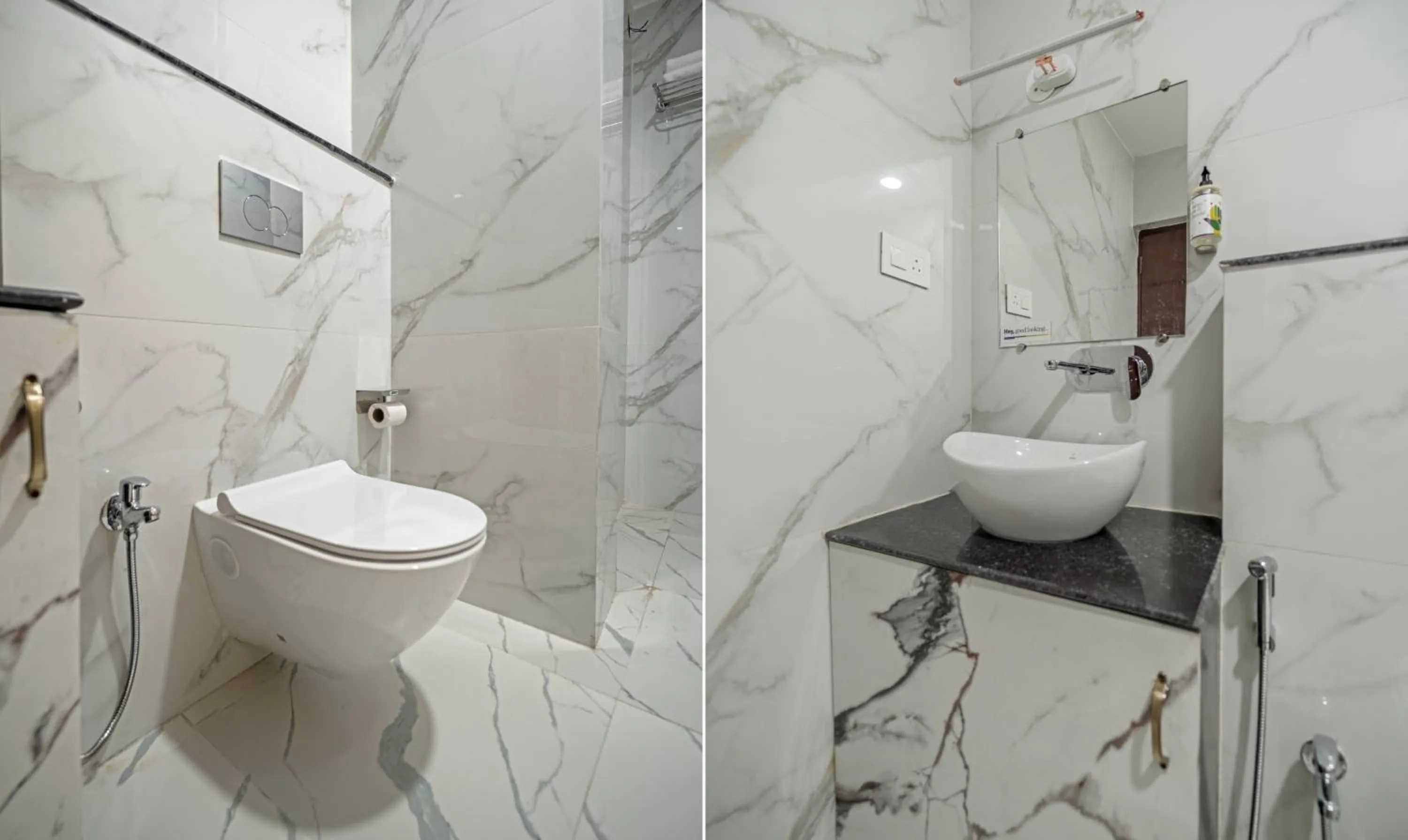 Bathroom in Treebo Taj Square, 10 Mins From Airport