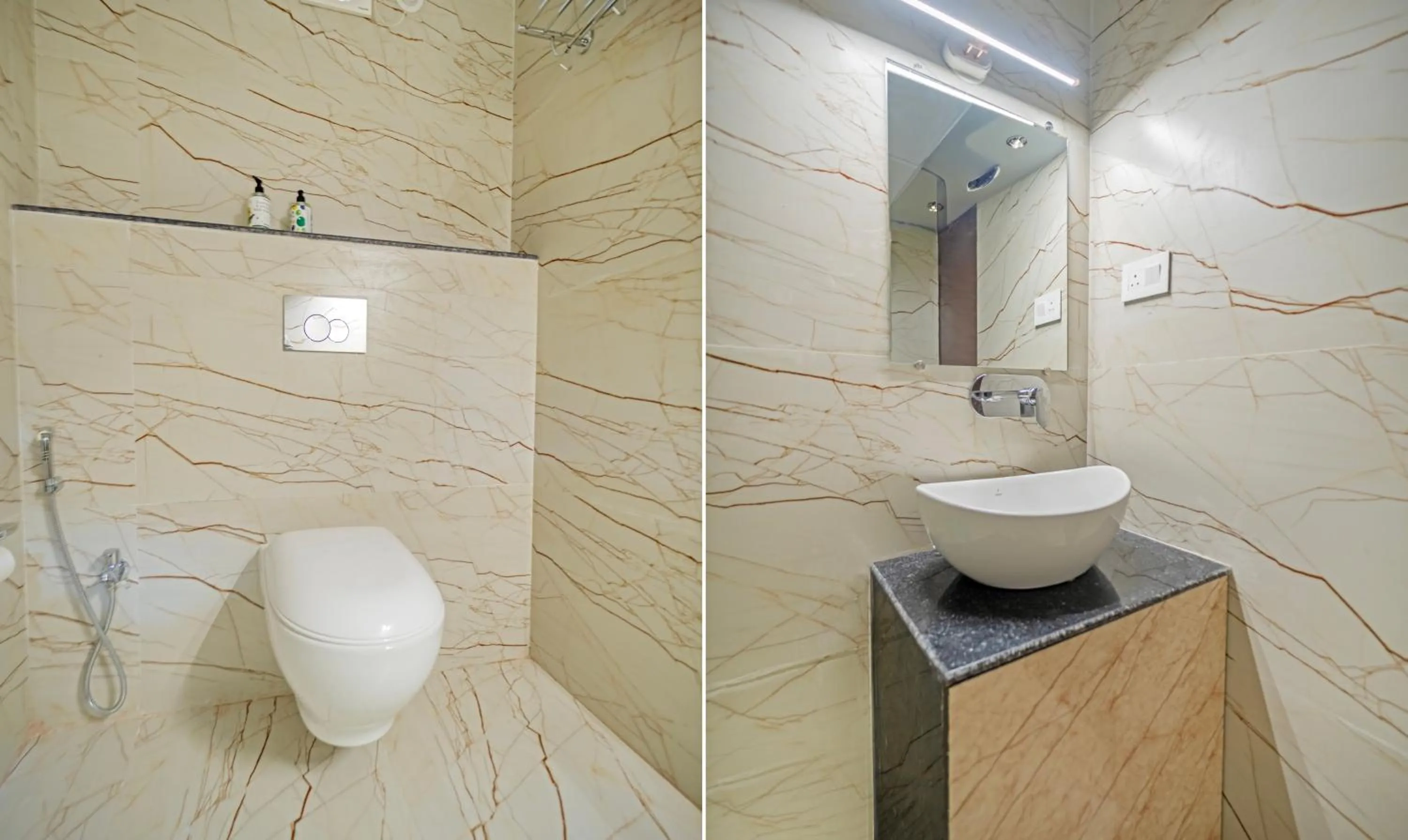 Bathroom in Treebo Taj Square, 10 Mins From Airport