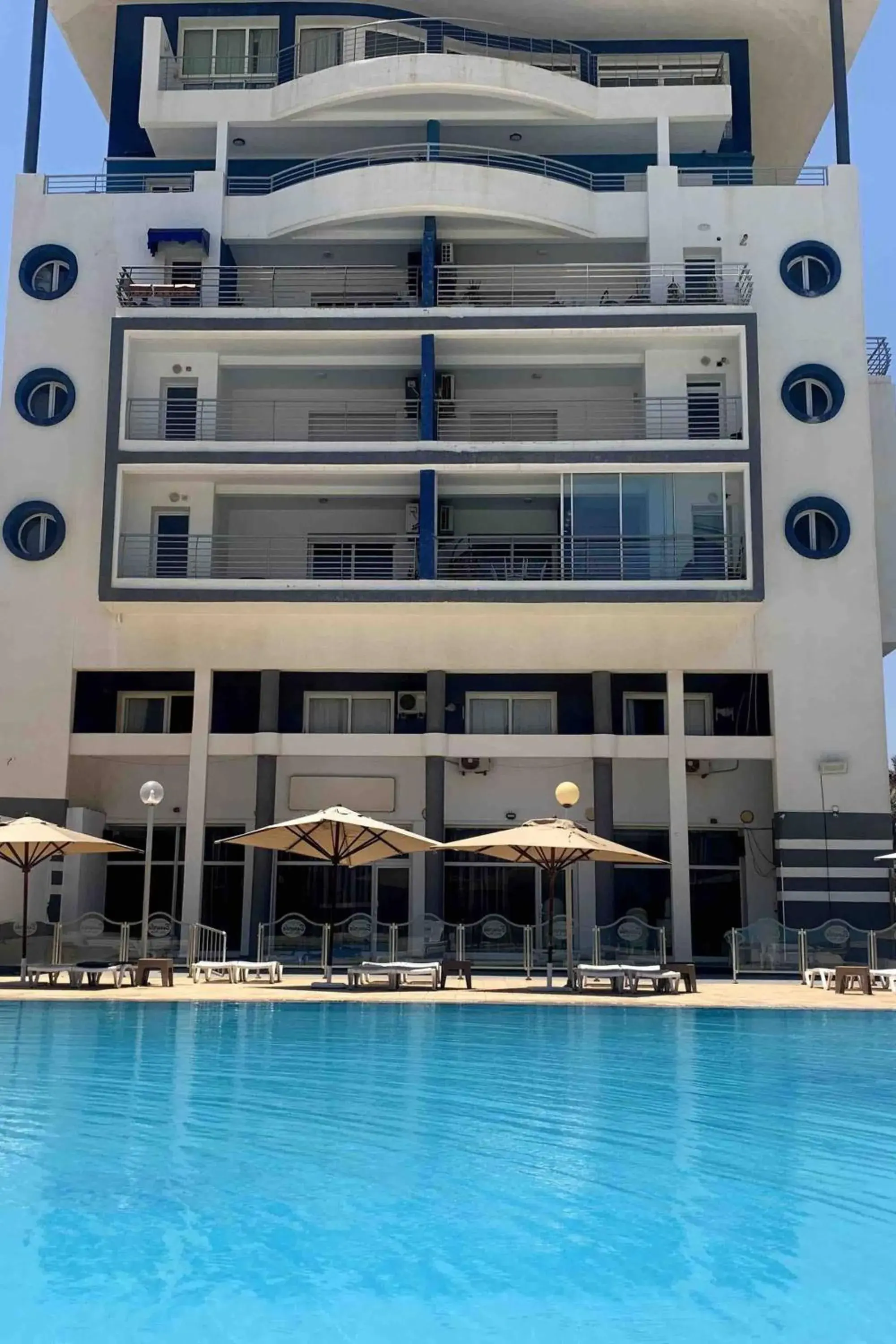 Swimming pool in Residence Le Monaco Sousse Swimming pool in Residence Le Monaco Sousse