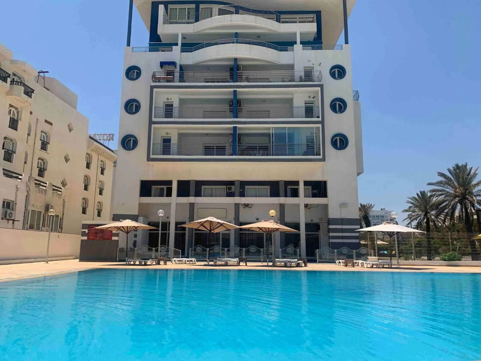 Swimming pool in Residence Le Monaco Sousse