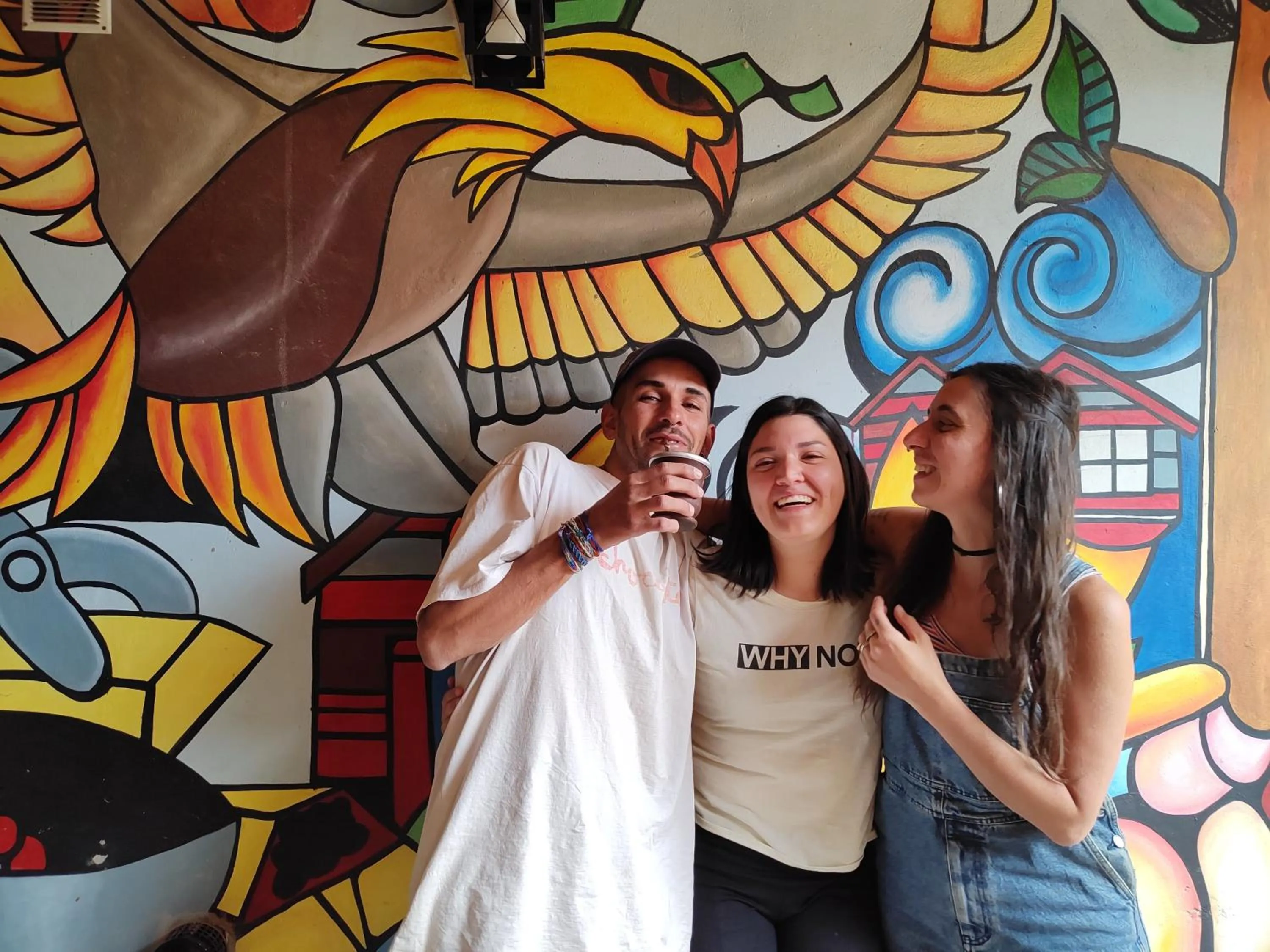 People in Giramundo Hostel