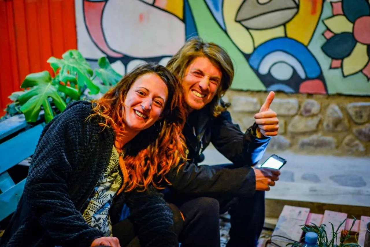 People in Giramundo Hostel