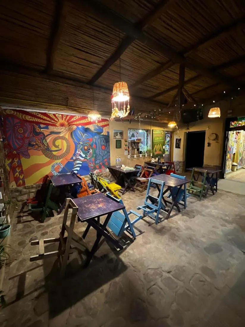Living room in Giramundo Hostel
