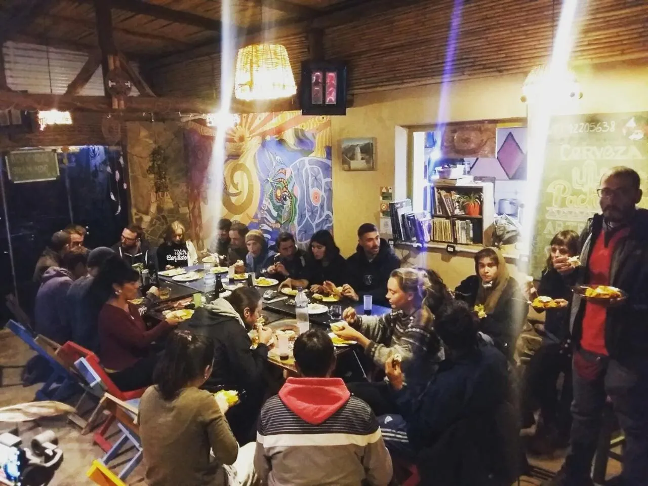 People in Giramundo Hostel