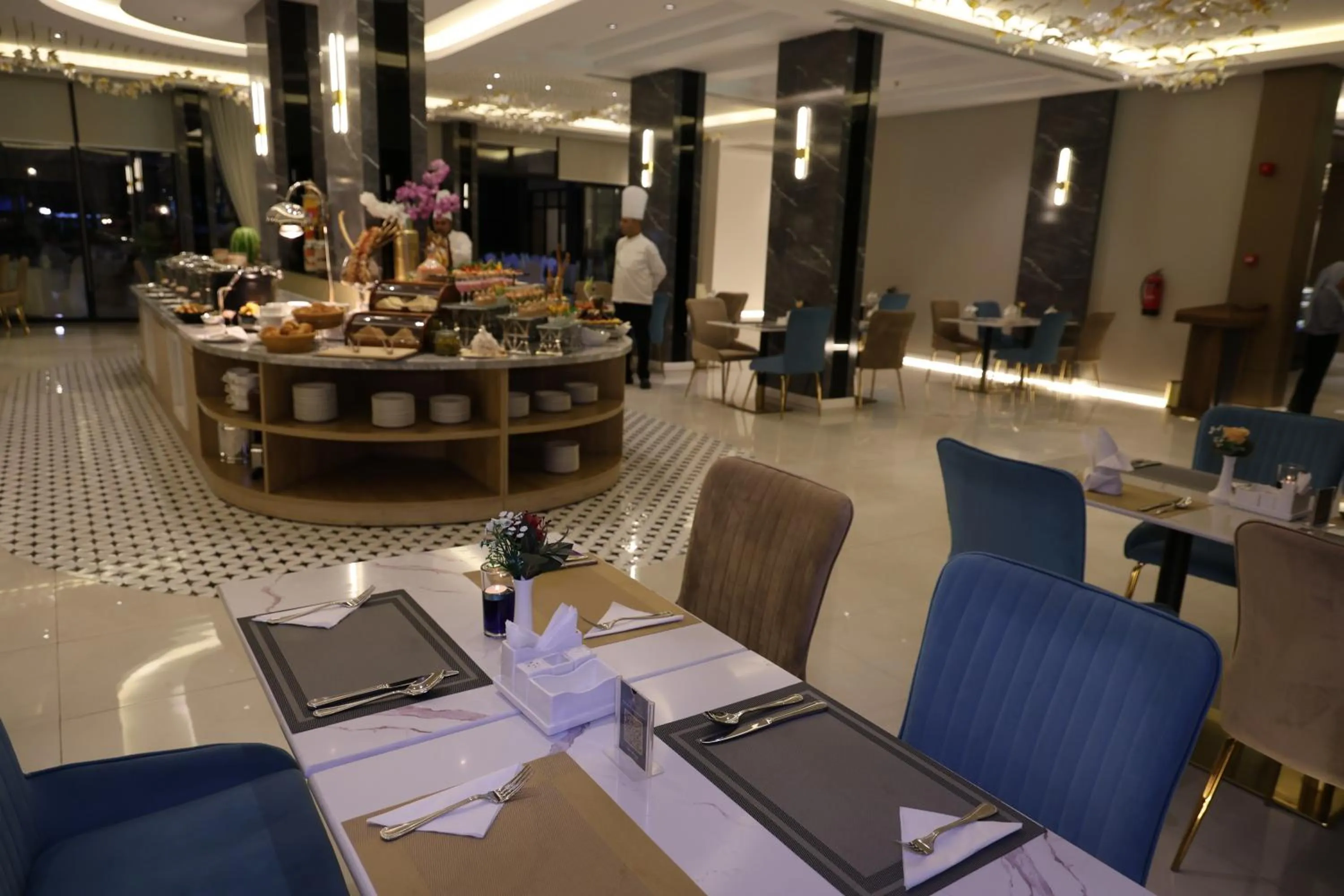 Restaurant/places to eat in AW Hotel Riyadh
