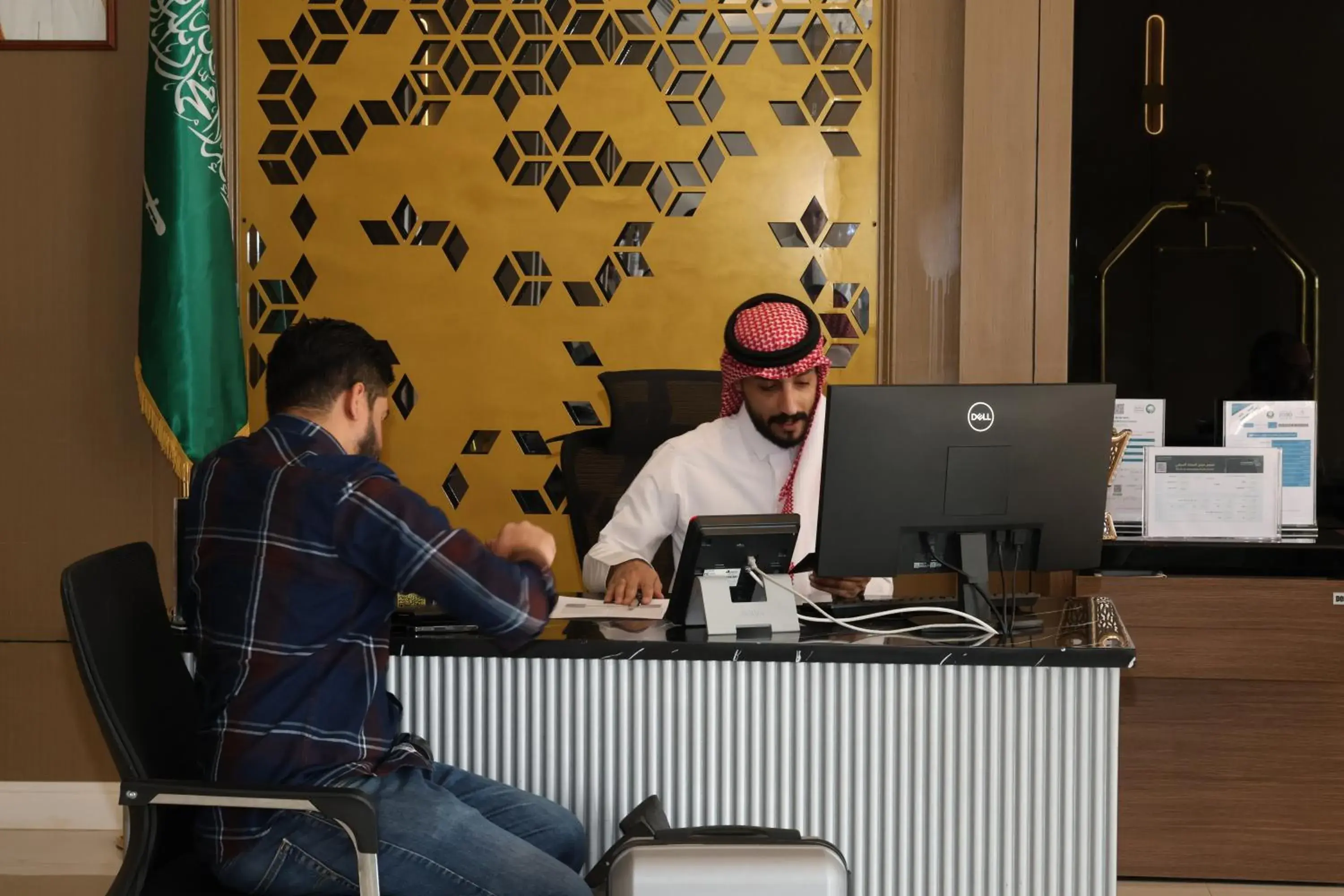 Lobby or reception in AW Hotel Riyadh Lobby or reception in AW Hotel Riyadh