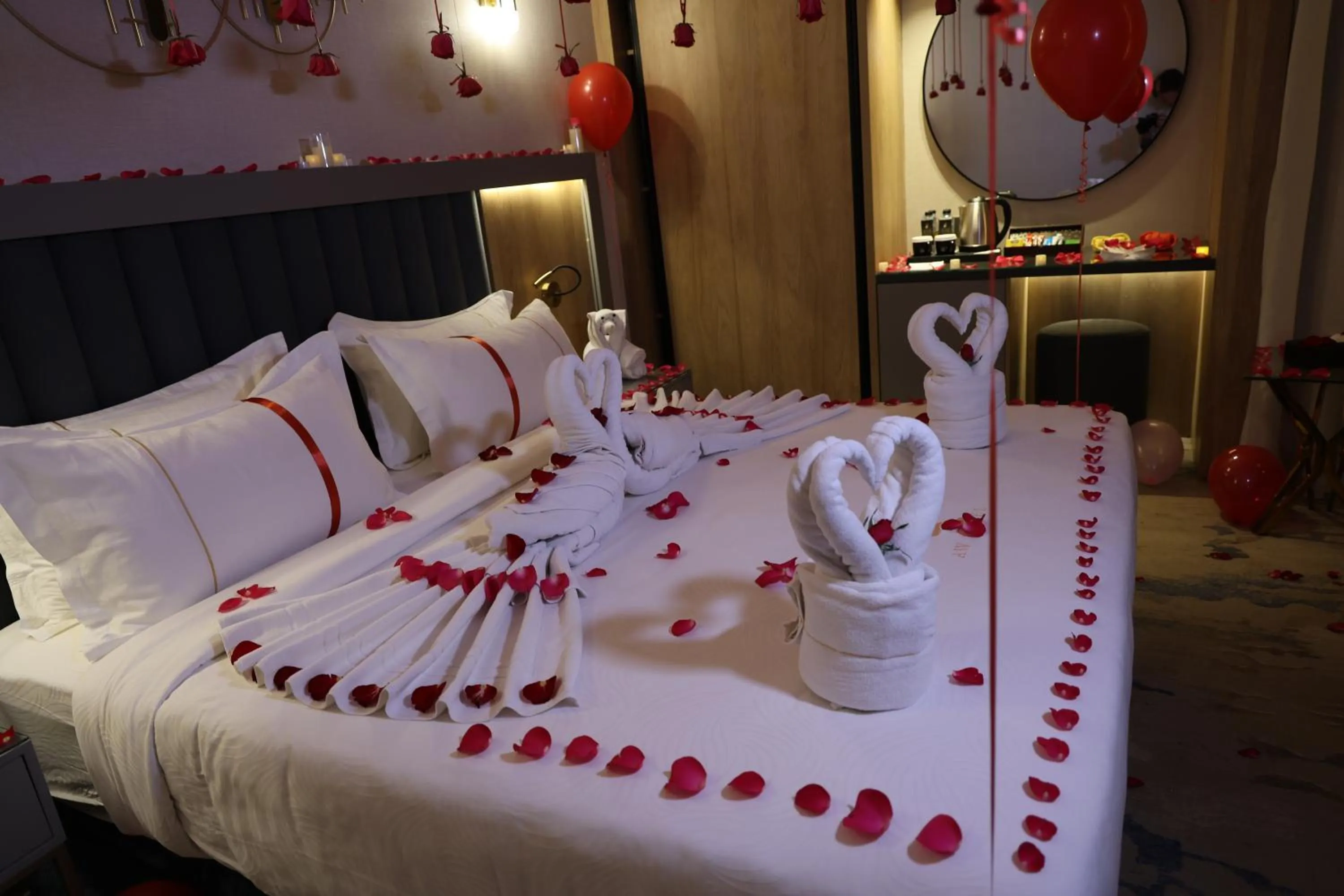 Bed in AW Hotel Riyadh