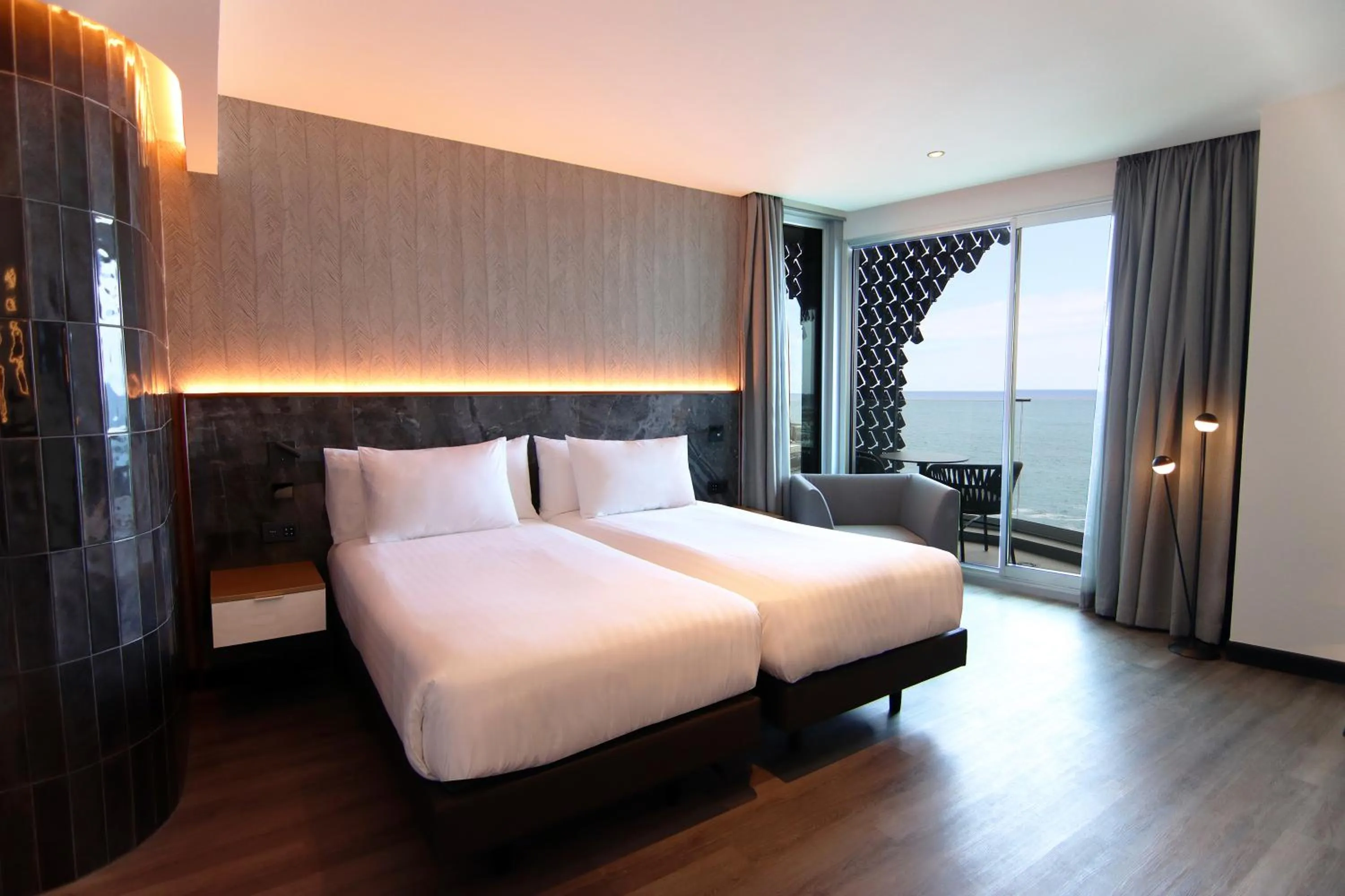 Sea view, Bed in Silken Saaj Maar - Adults Only