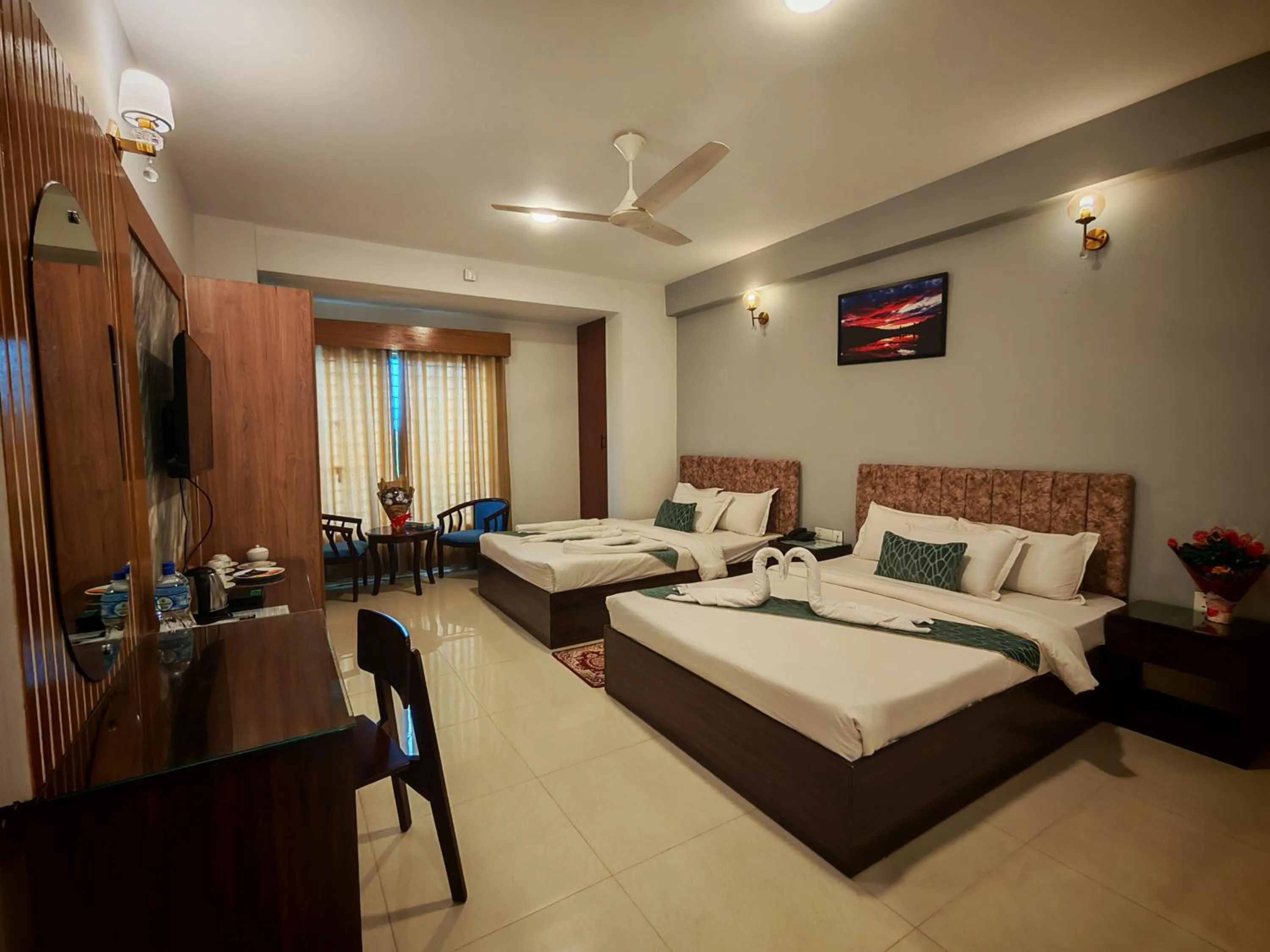 Bedroom, Bed in Sylhet Paradise Inn