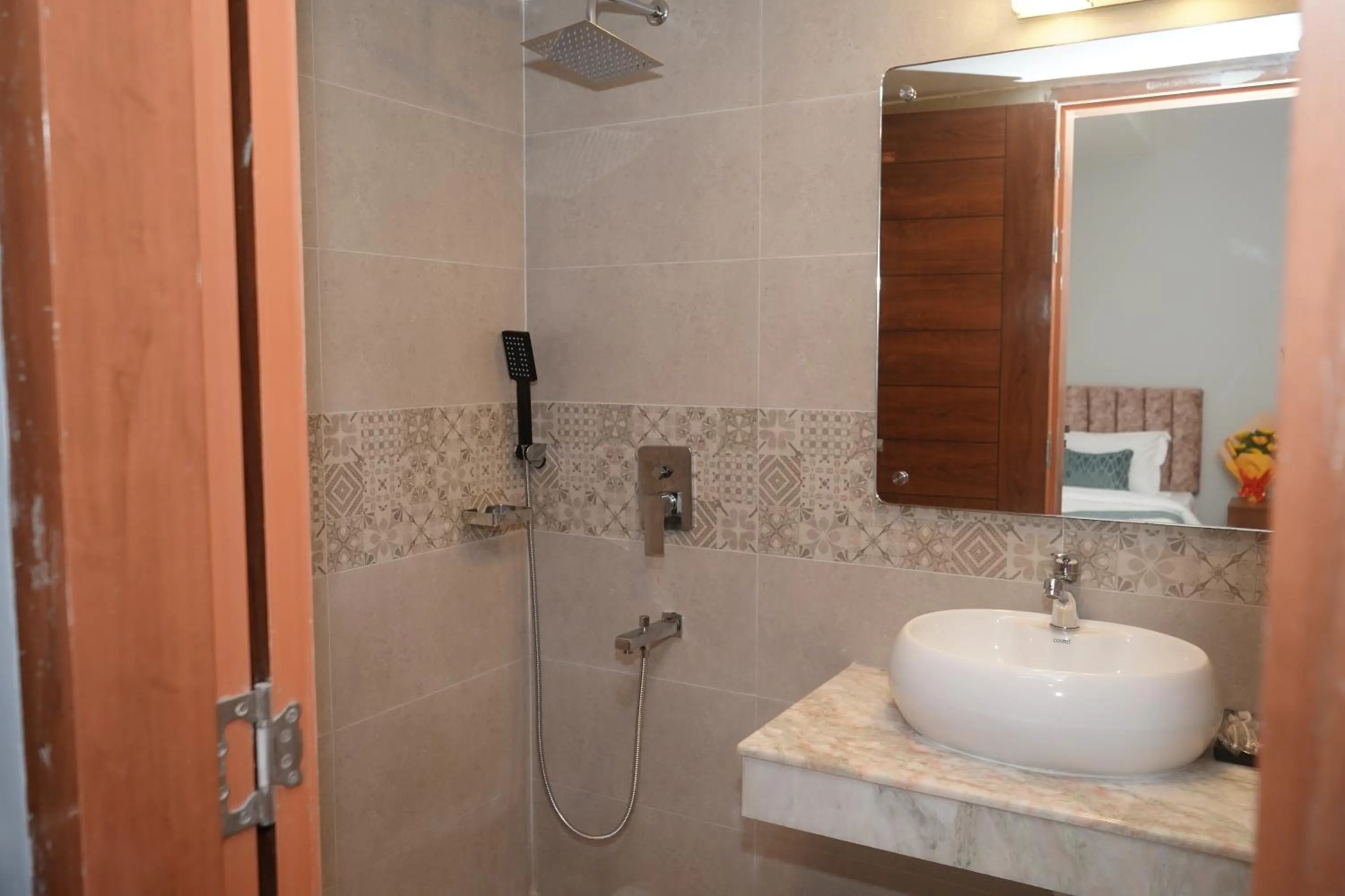 Shower in Sylhet Paradise Inn