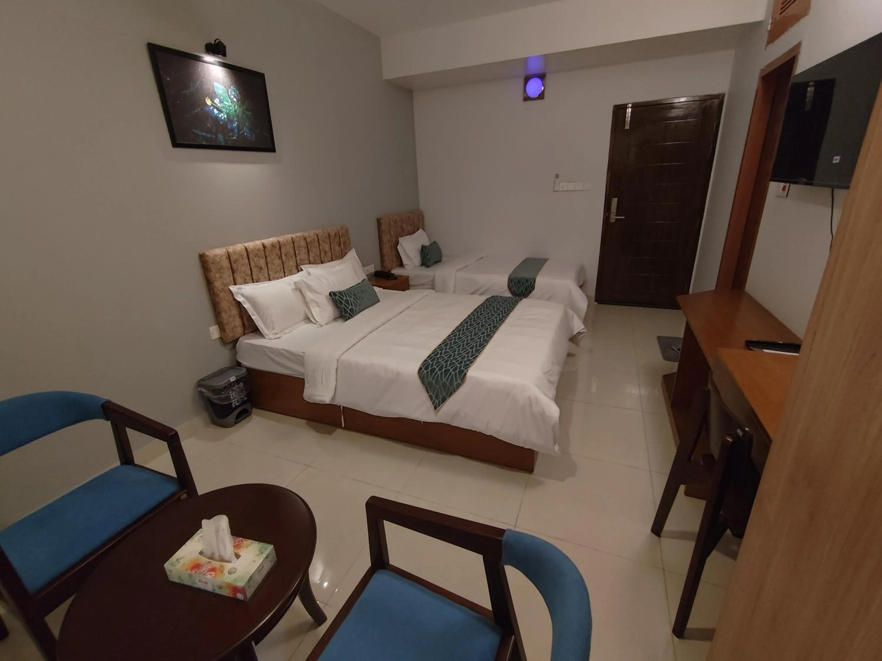 Bed in Sylhet Paradise Inn