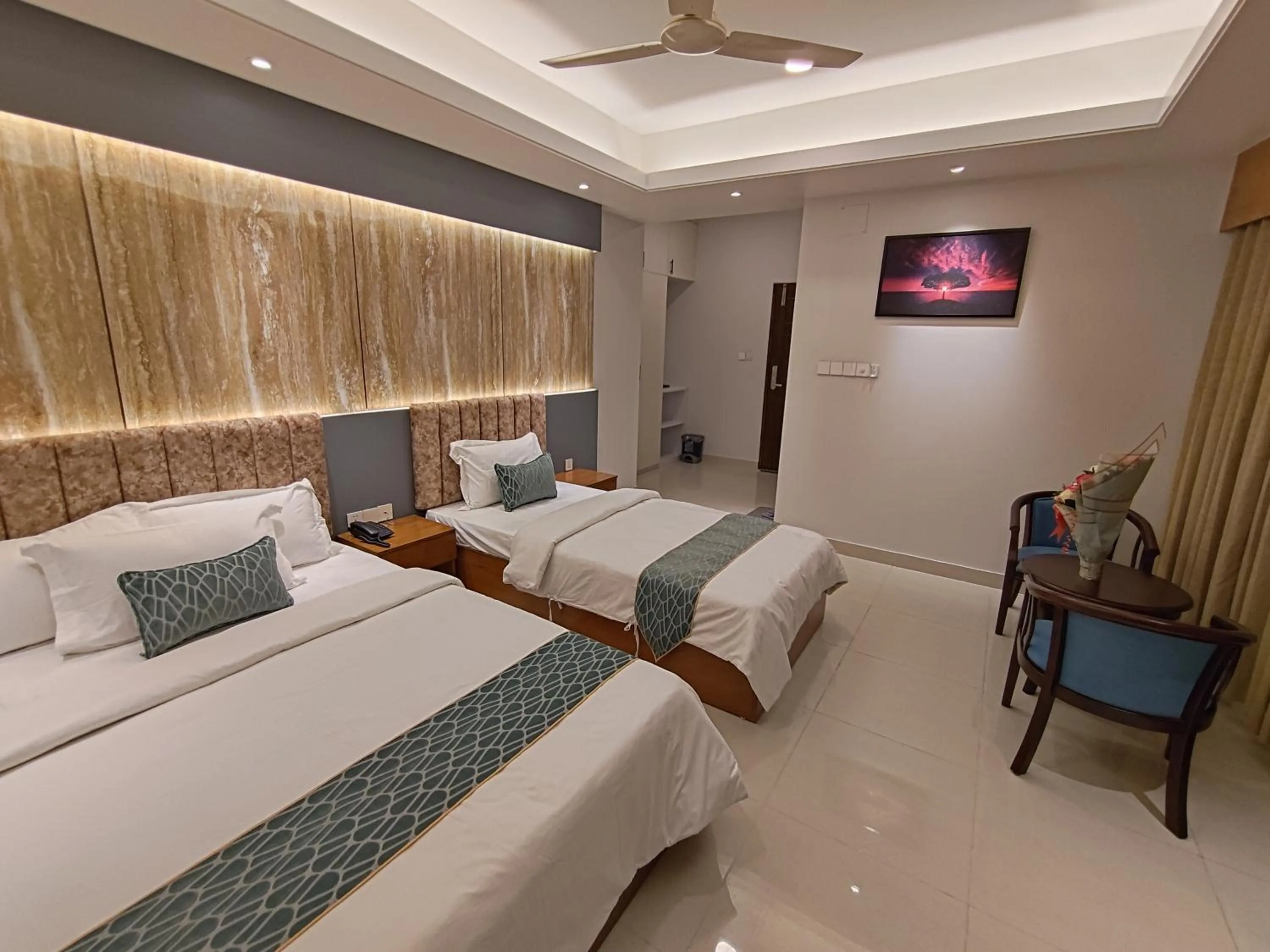 Bed in Sylhet Paradise Inn