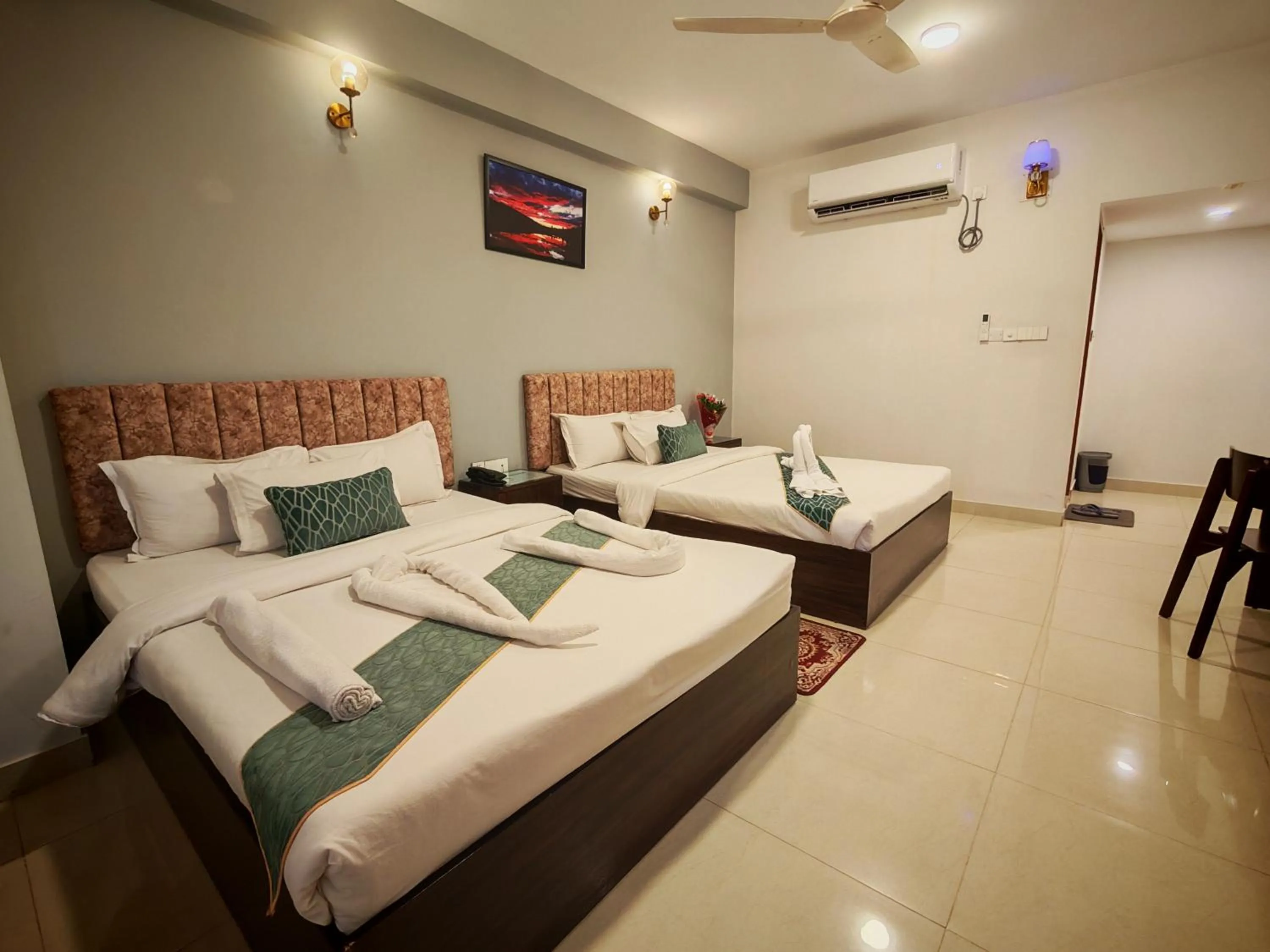 Bedroom, Bed in Sylhet Paradise Inn