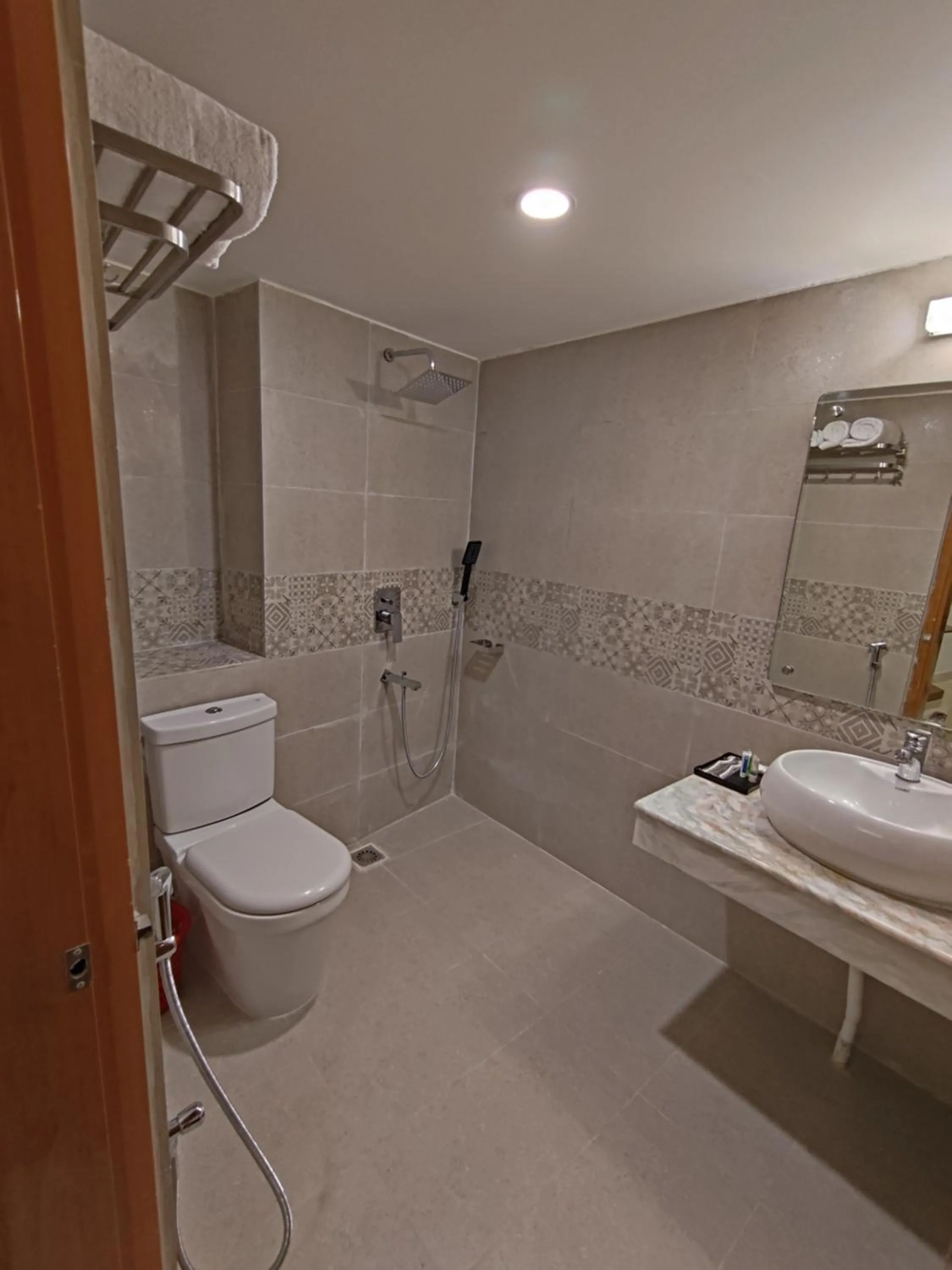 Shower in Sylhet Paradise Inn