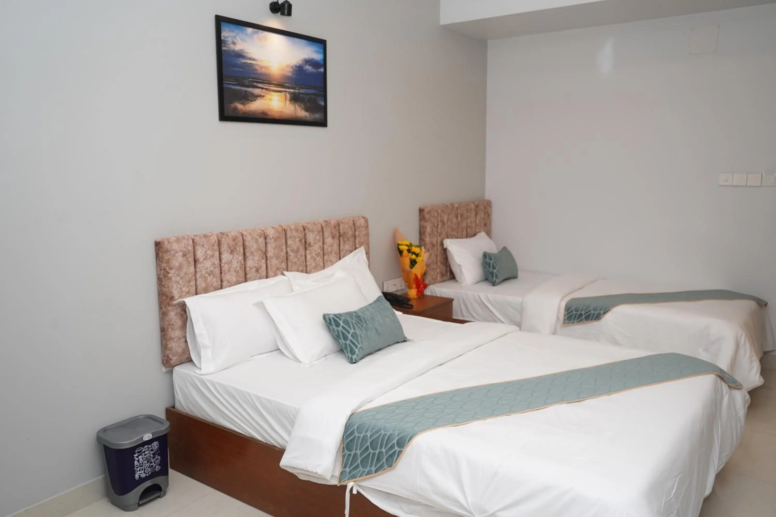 Bed in Sylhet Paradise Inn