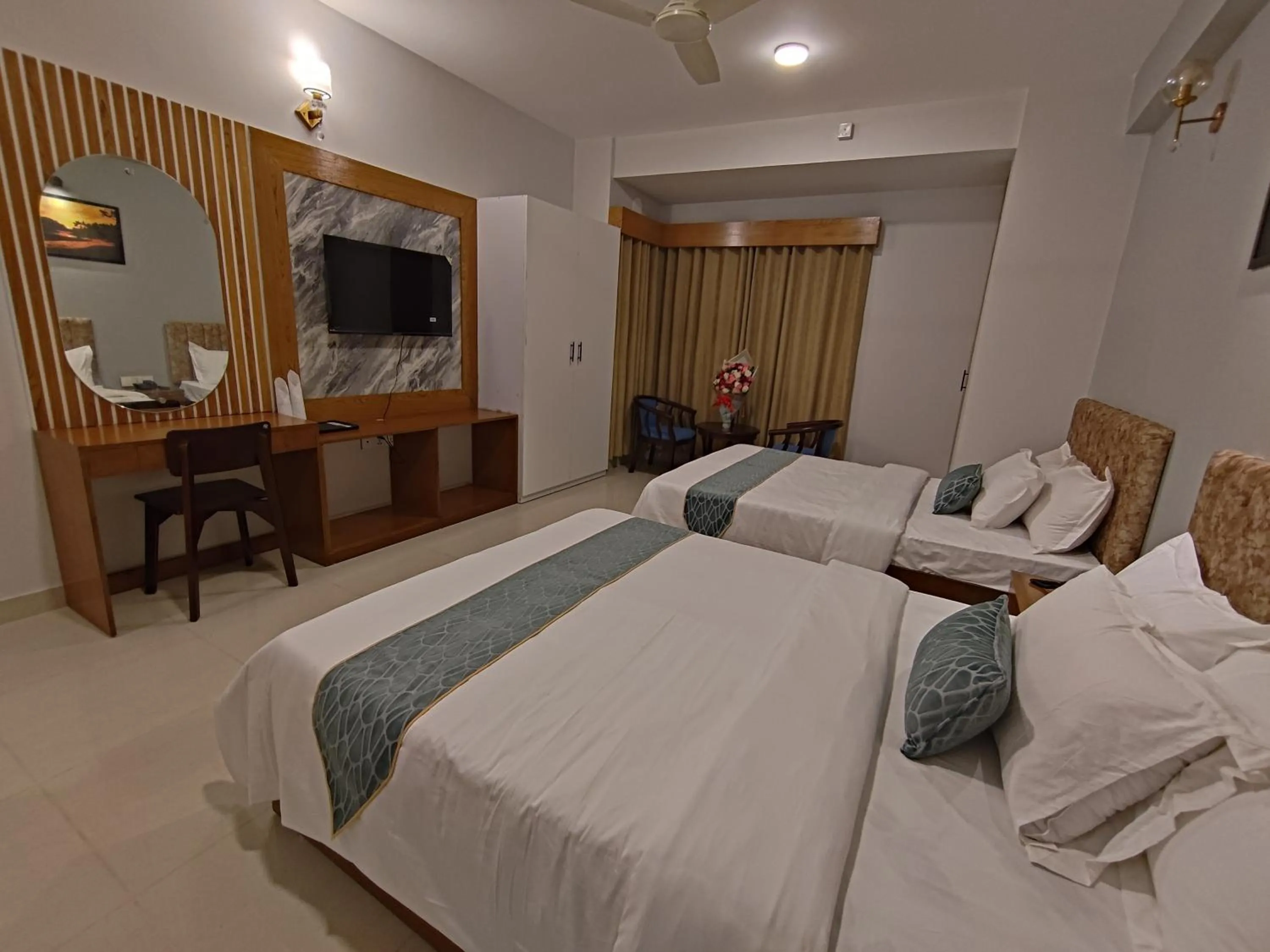 Bed in Sylhet Paradise Inn