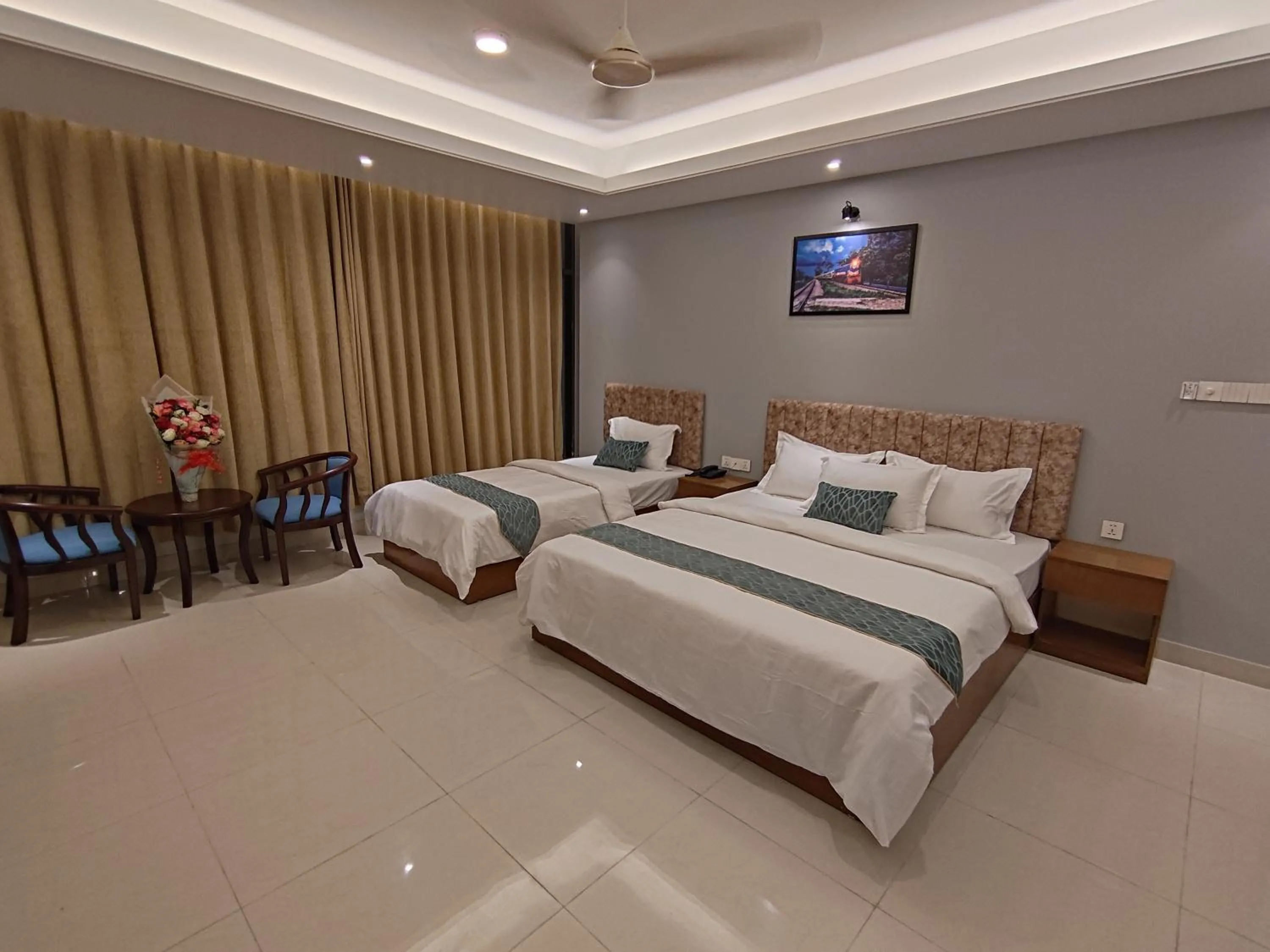 Bed in Sylhet Paradise Inn