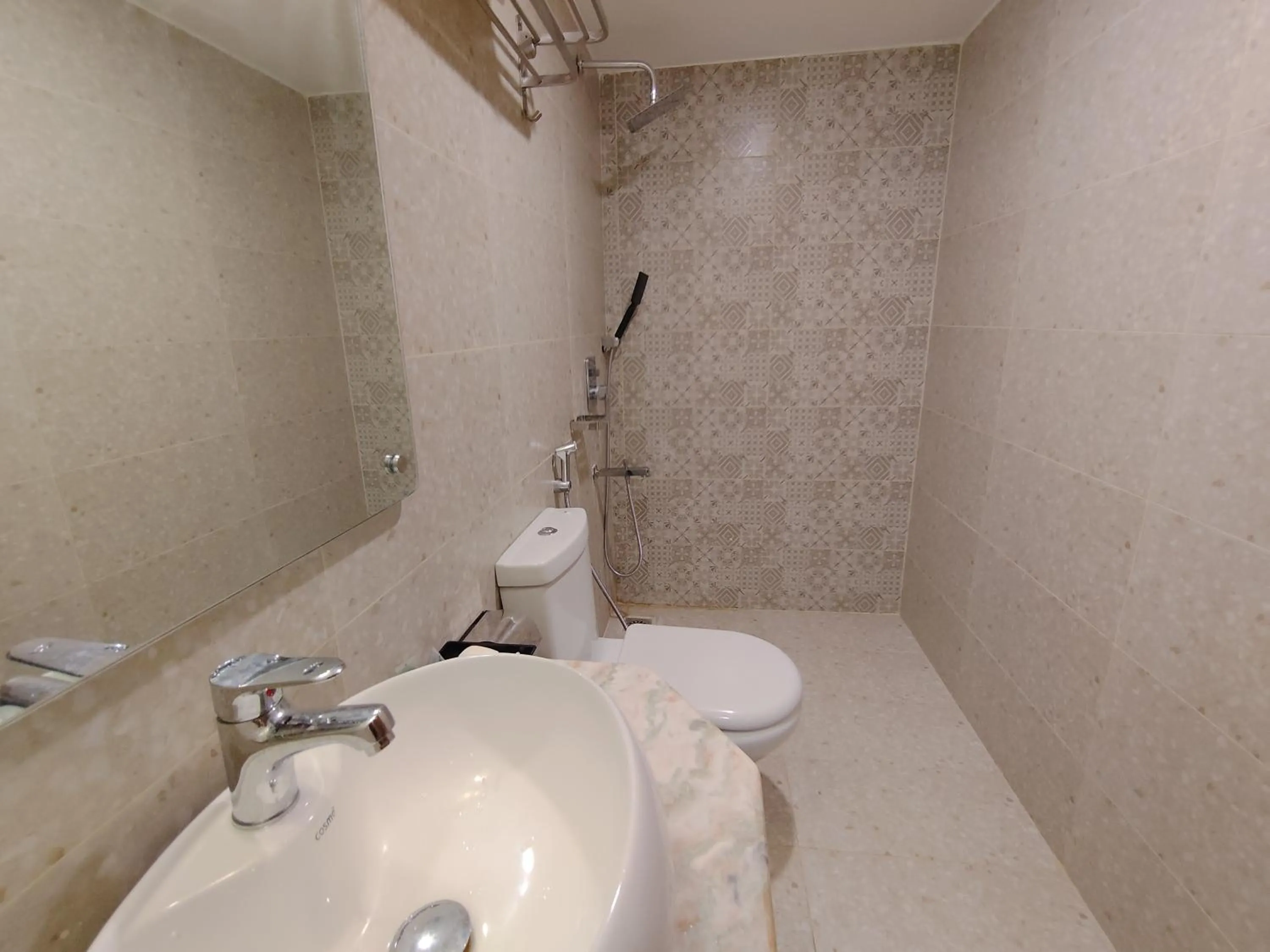 Shower in Sylhet Paradise Inn