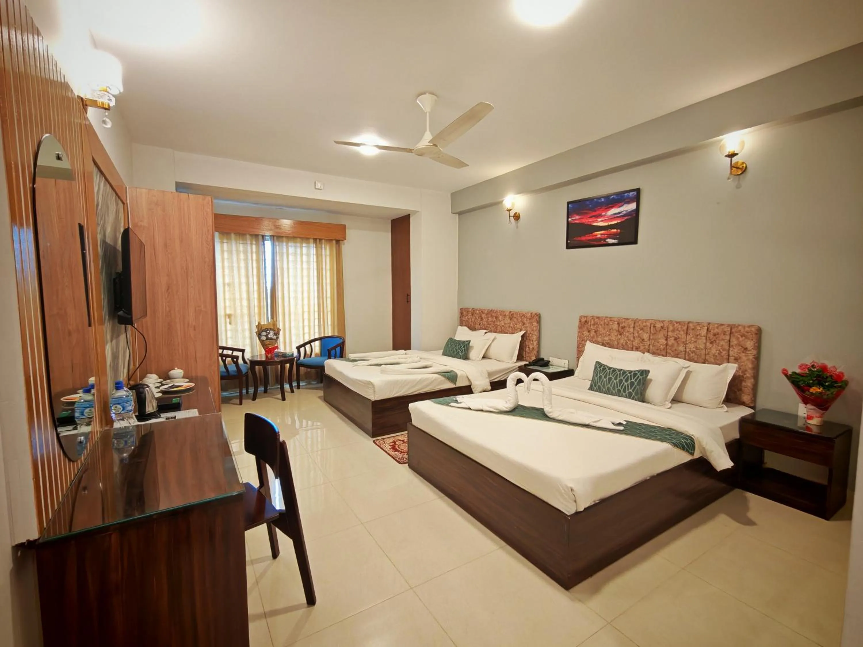 Bedroom, Bed in Sylhet Paradise Inn