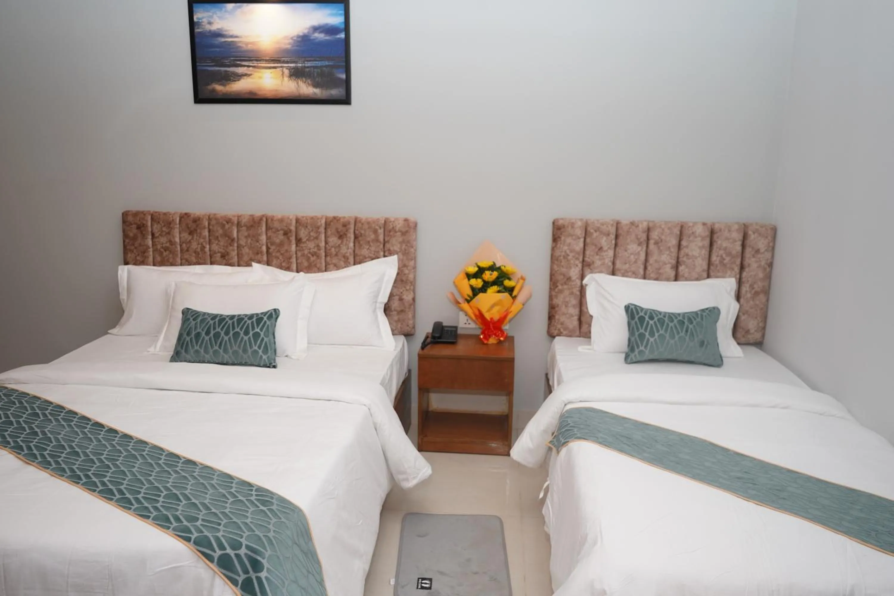 Bed in Sylhet Paradise Inn