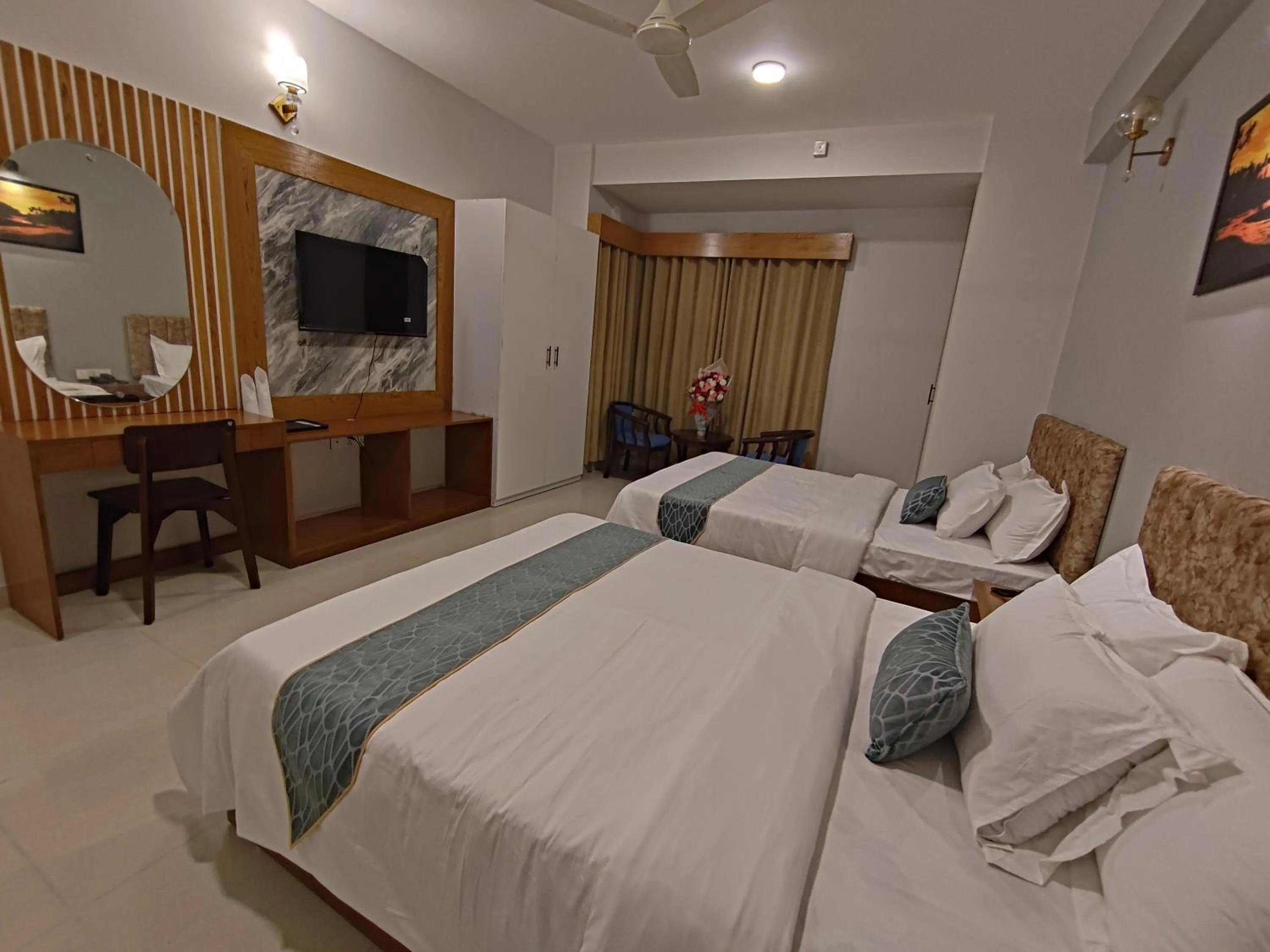 Bed in Sylhet Paradise Inn