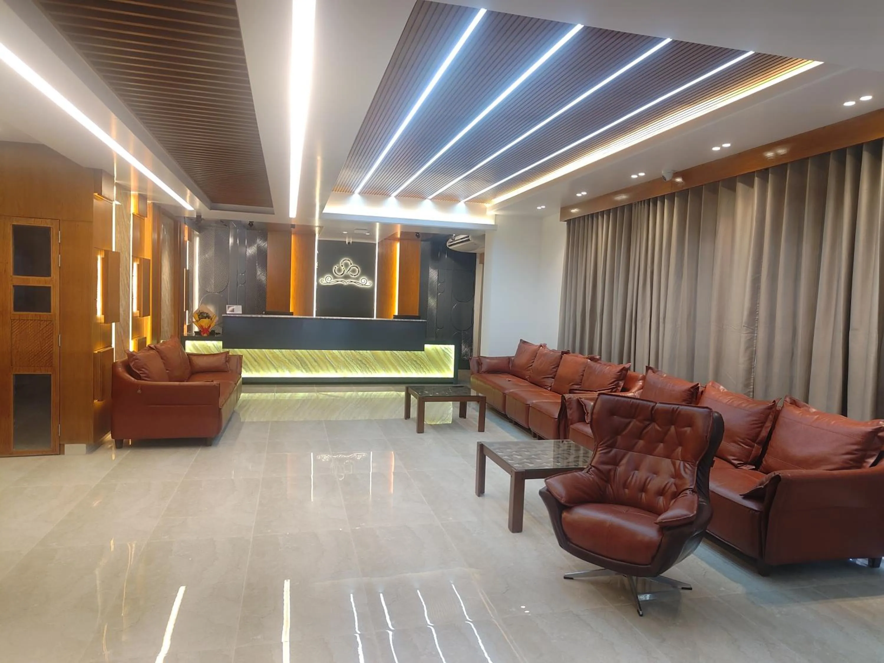 Seating area in Sylhet Paradise Inn