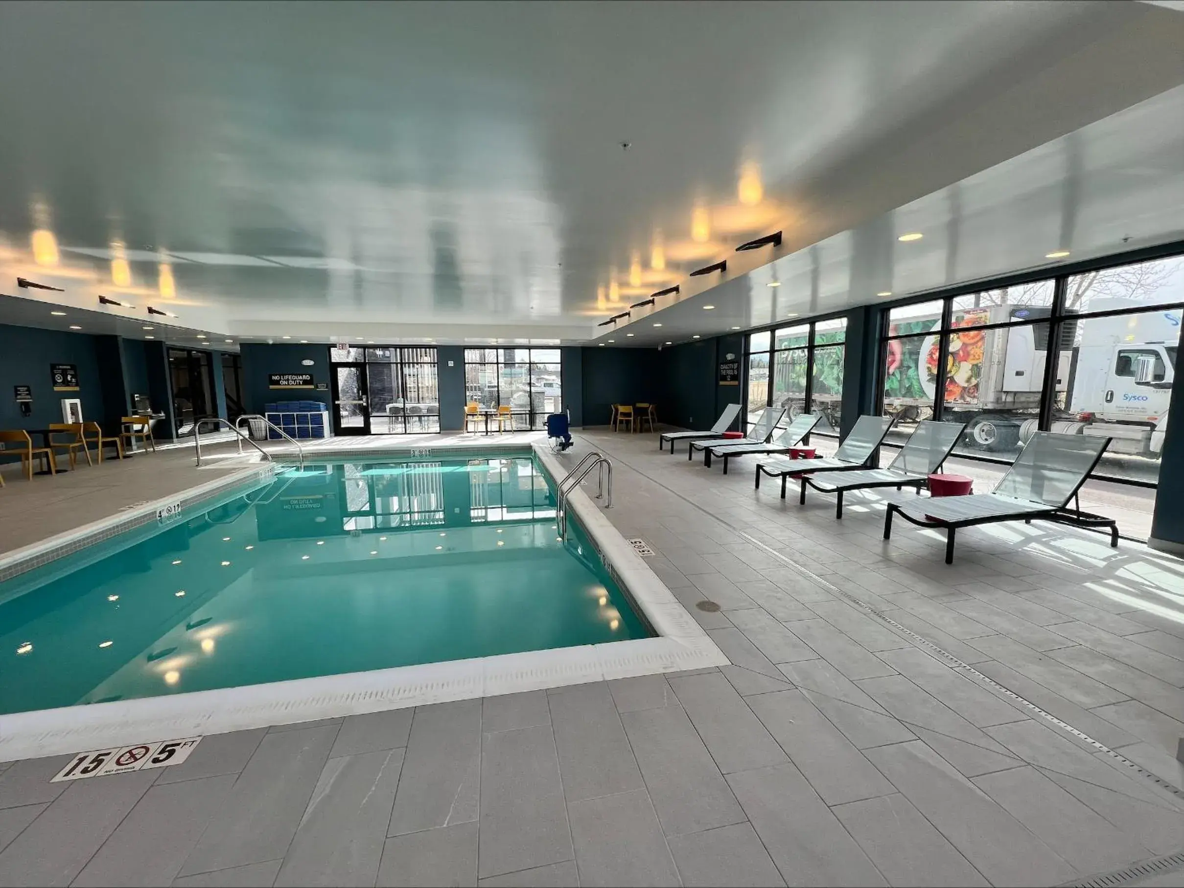 Pool view in Home2 Suites By Hilton Bozeman Four Corners Pool view in Home2 Suites By Hilton Bozeman Four Corners