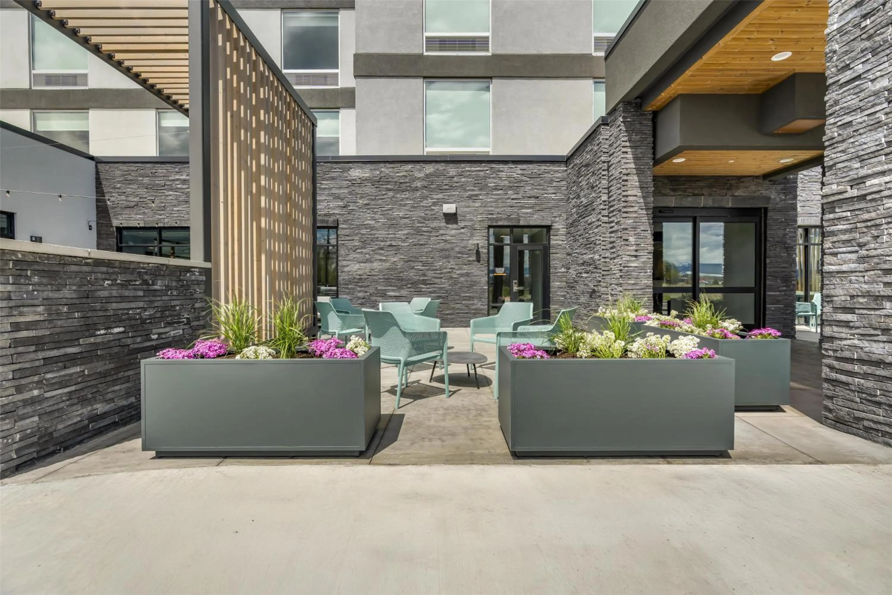 Patio in Home2 Suites By Hilton Bozeman Four Corners