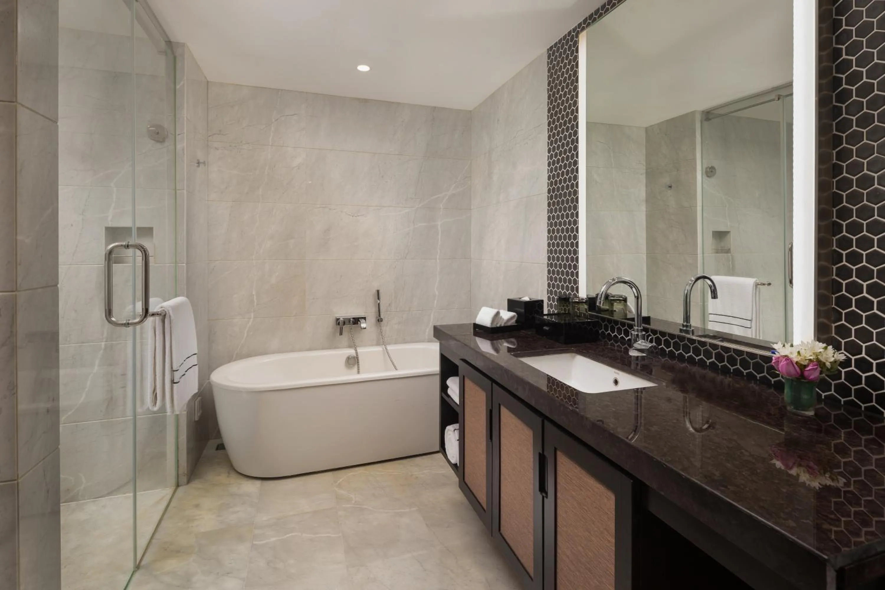 Bathroom in Doubletree By Hilton Shanghai Hongqiao
