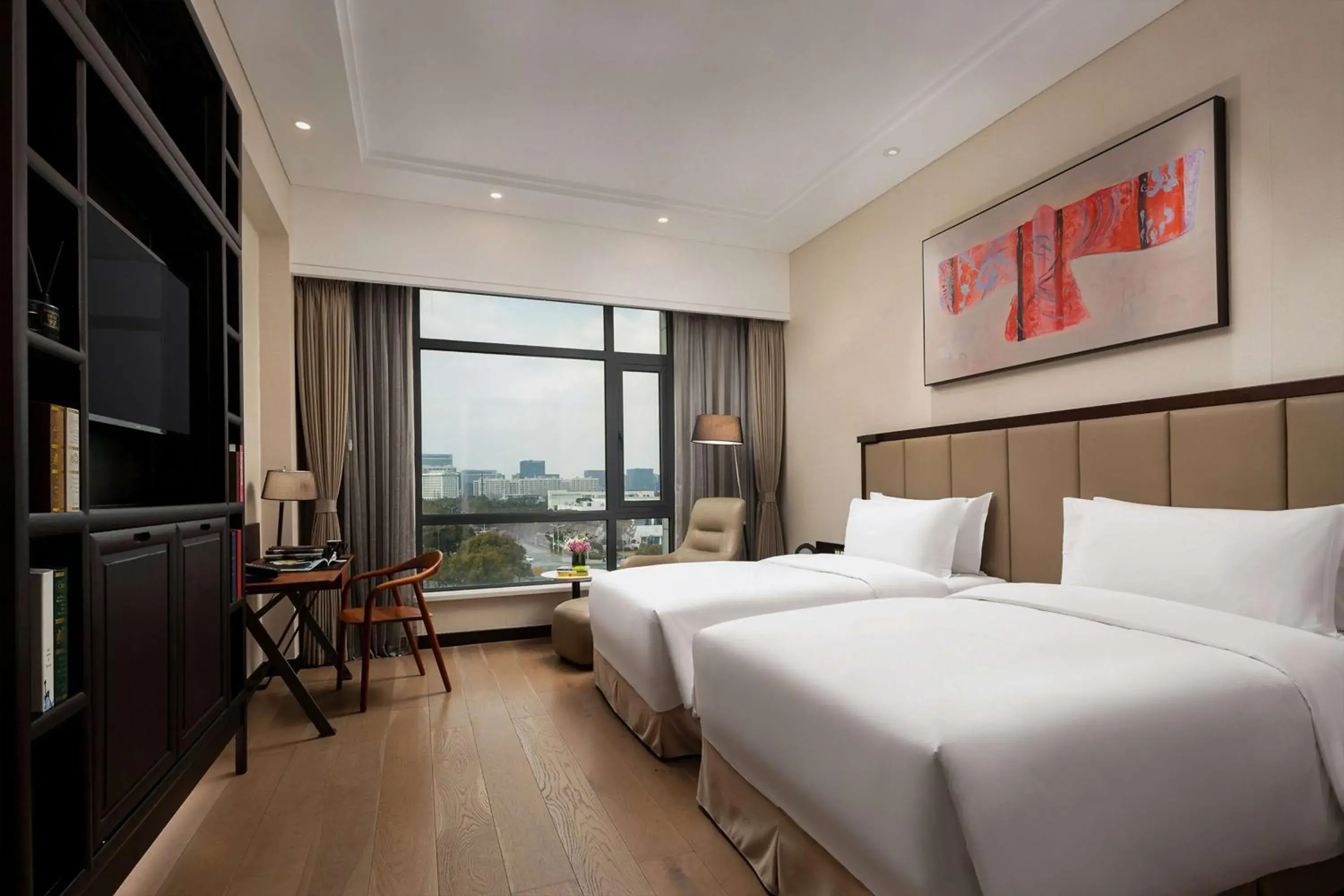 Deluxe Twin Room in Doubletree By Hilton Shanghai Hongqiao Deluxe Twin Room in Doubletree By Hilton Shanghai Hongqiao