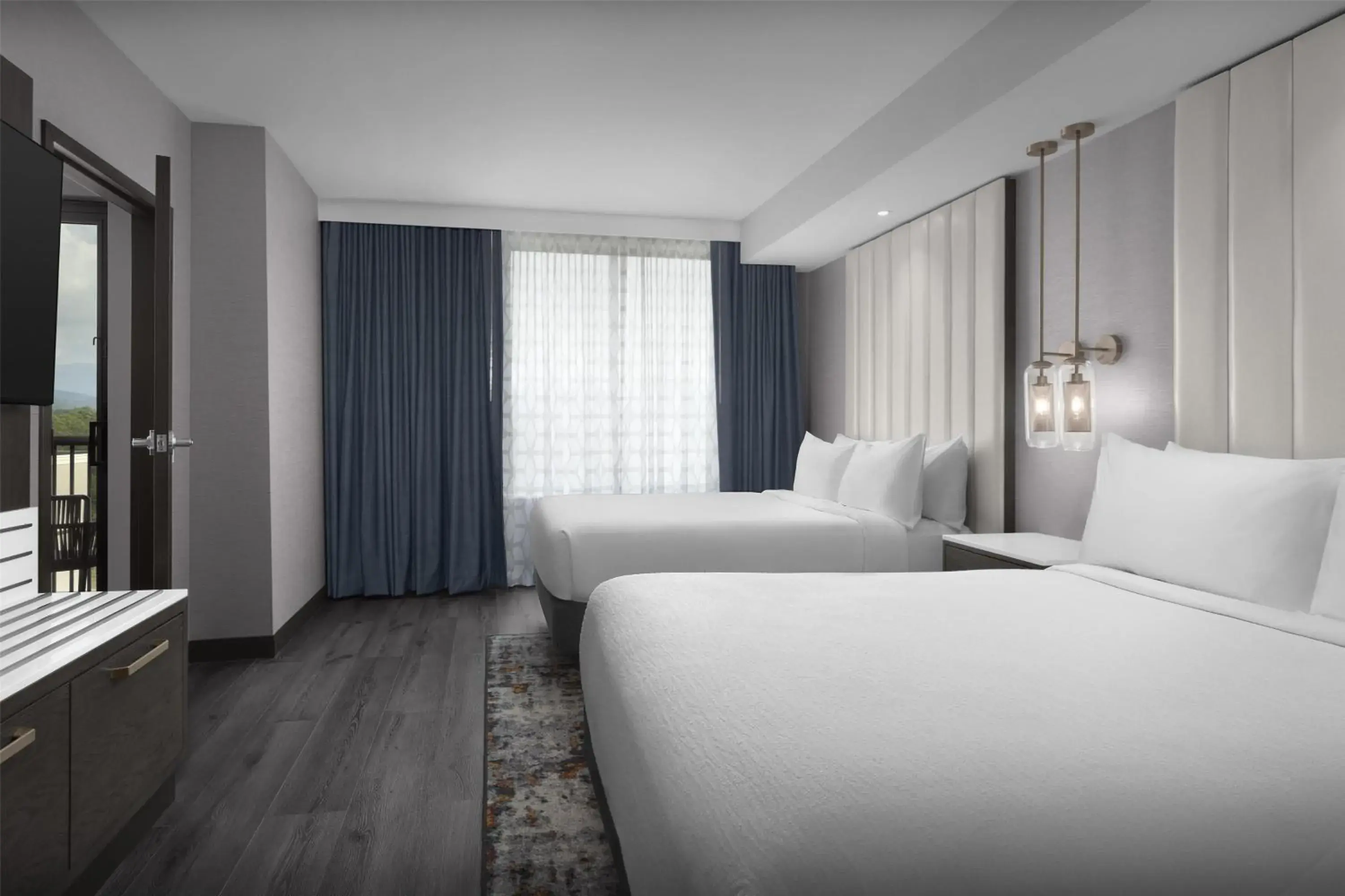 Bed in Embassy Suites By Hilton Pigeon Forge Resort Bed in Embassy Suites By Hilton Pigeon Forge Resort