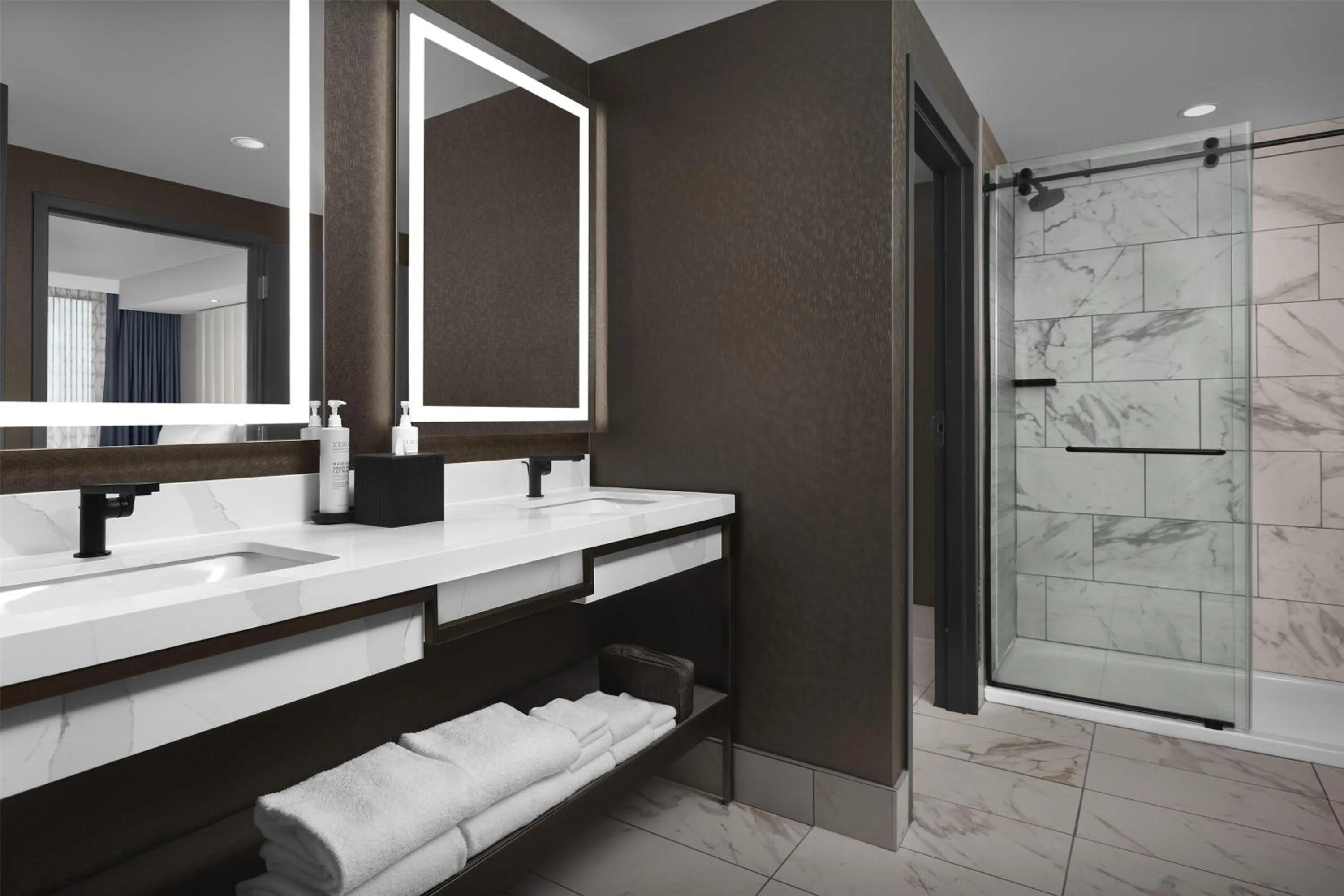 Bathroom in Embassy Suites By Hilton Pigeon Forge Resort