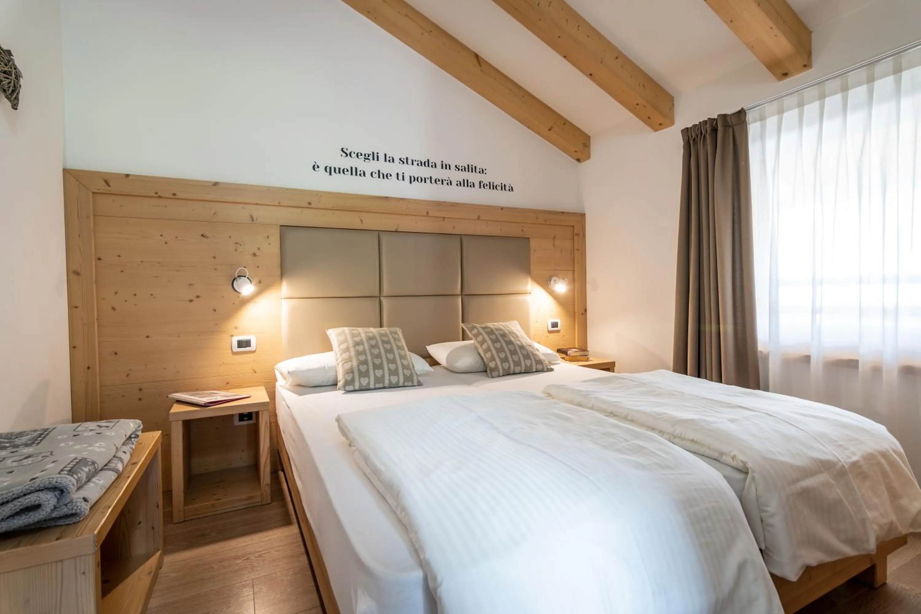 Bed in Aparthotel Dolomites Living&Relax