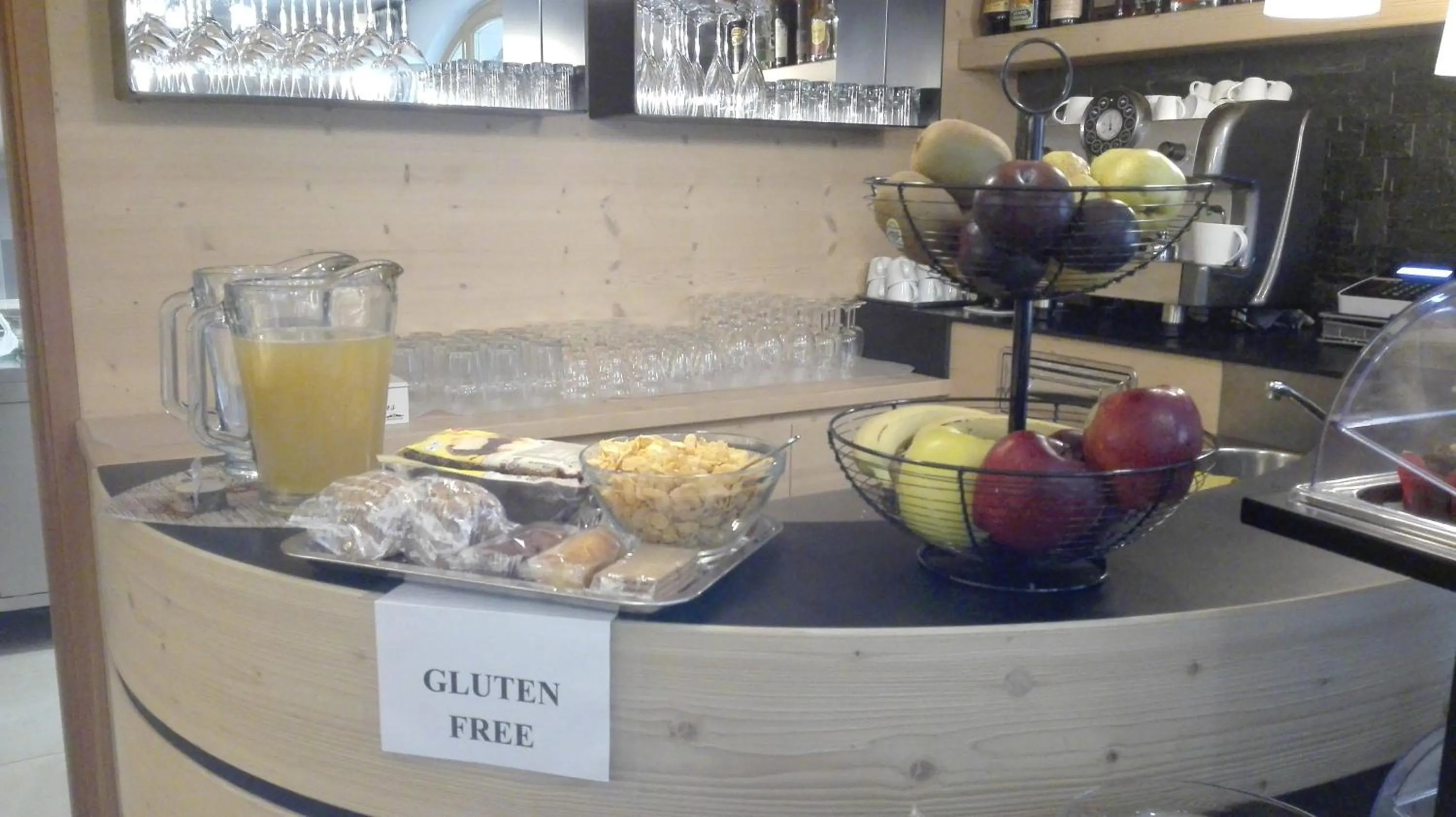 Buffet breakfast in Aparthotel Dolomites Living&Relax