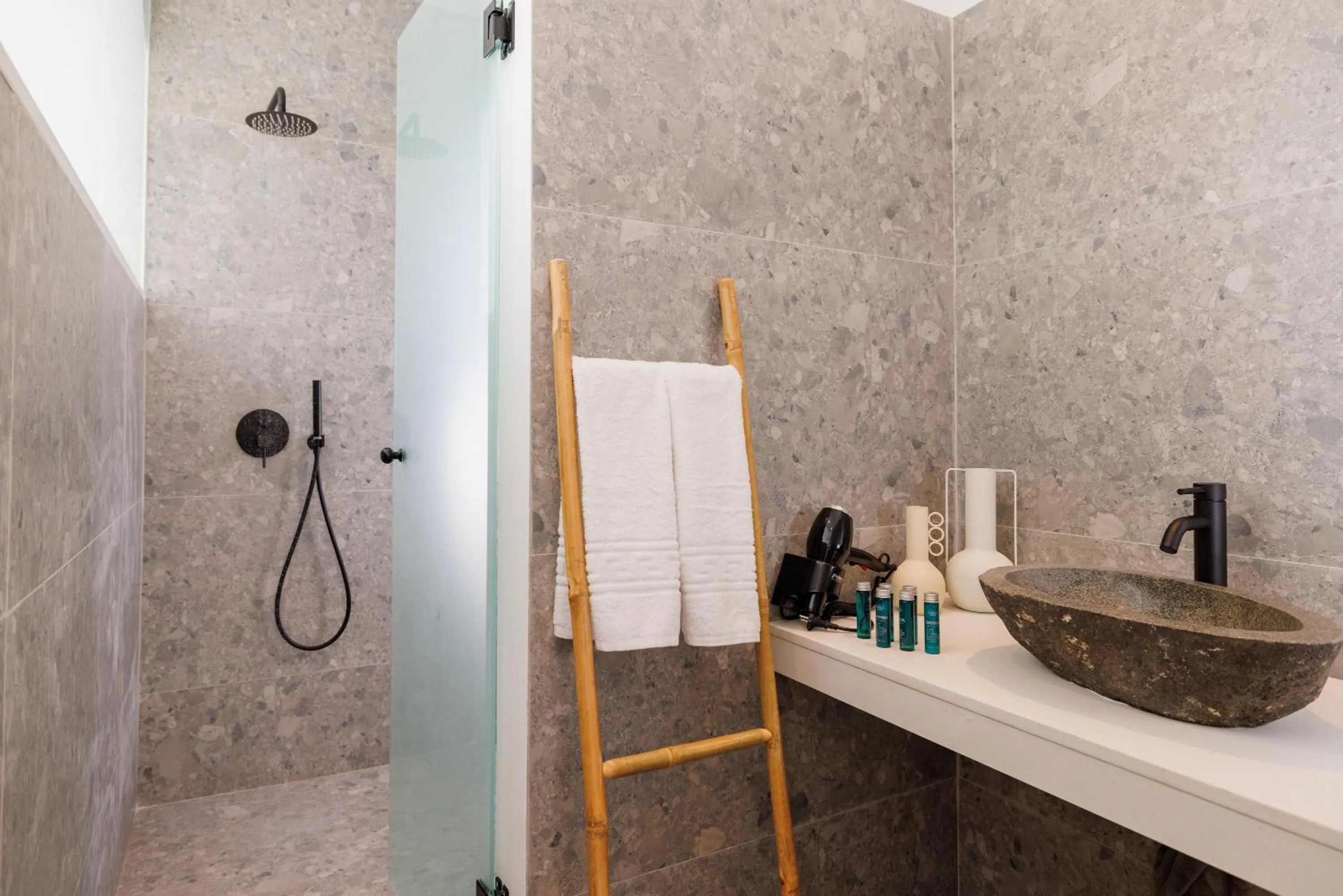 Shower in Soho SeaFront Suites