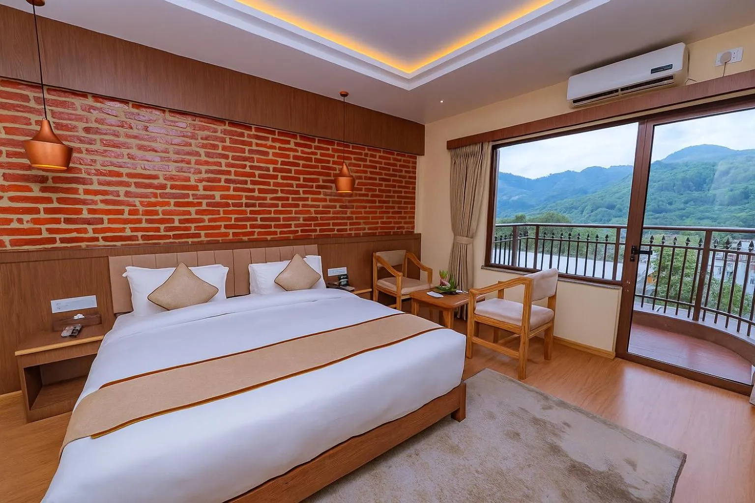 Photo of the whole room, Bed in Temple Himalaya Hotel & Spa