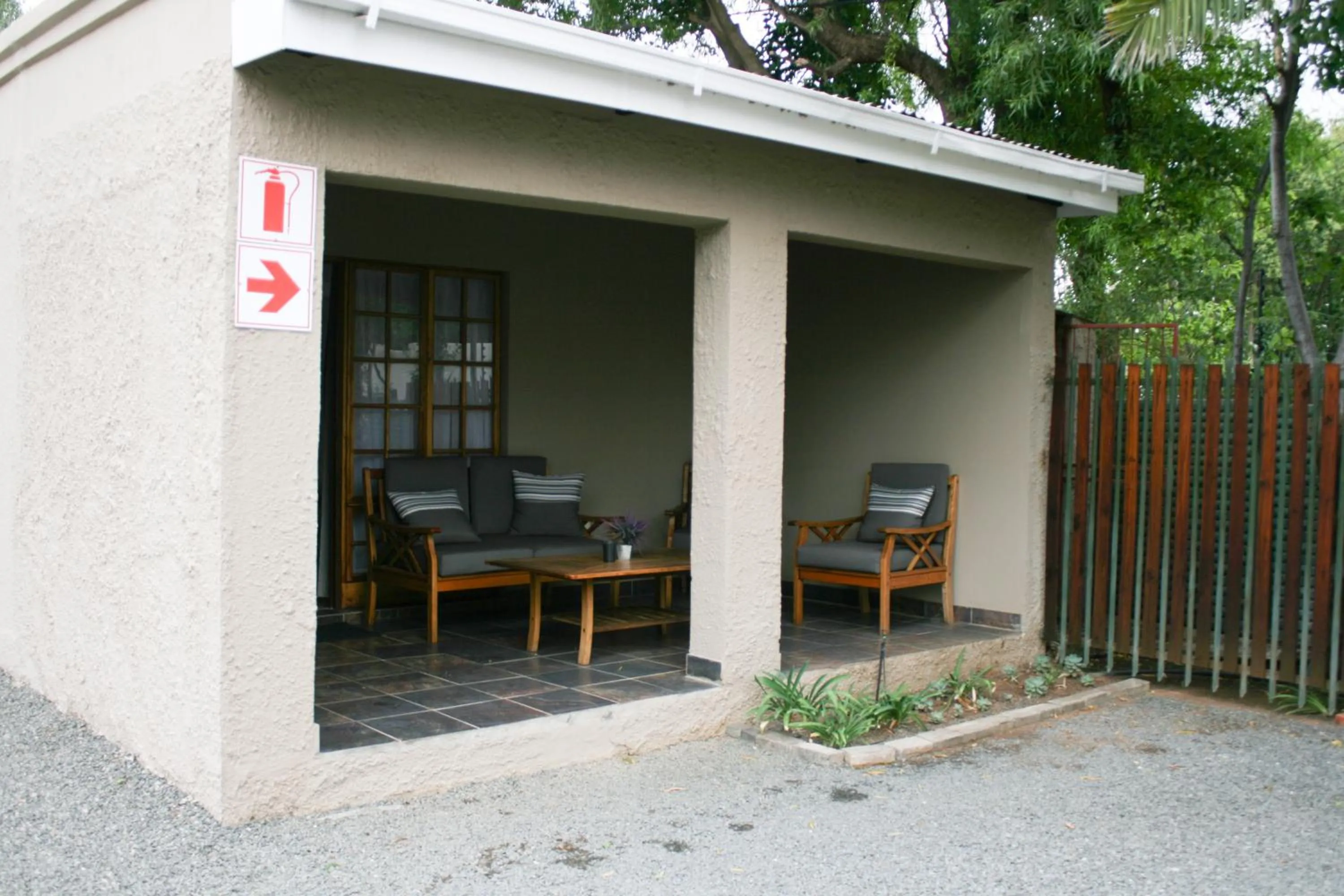 Patio in The Nightingale Guesthouse