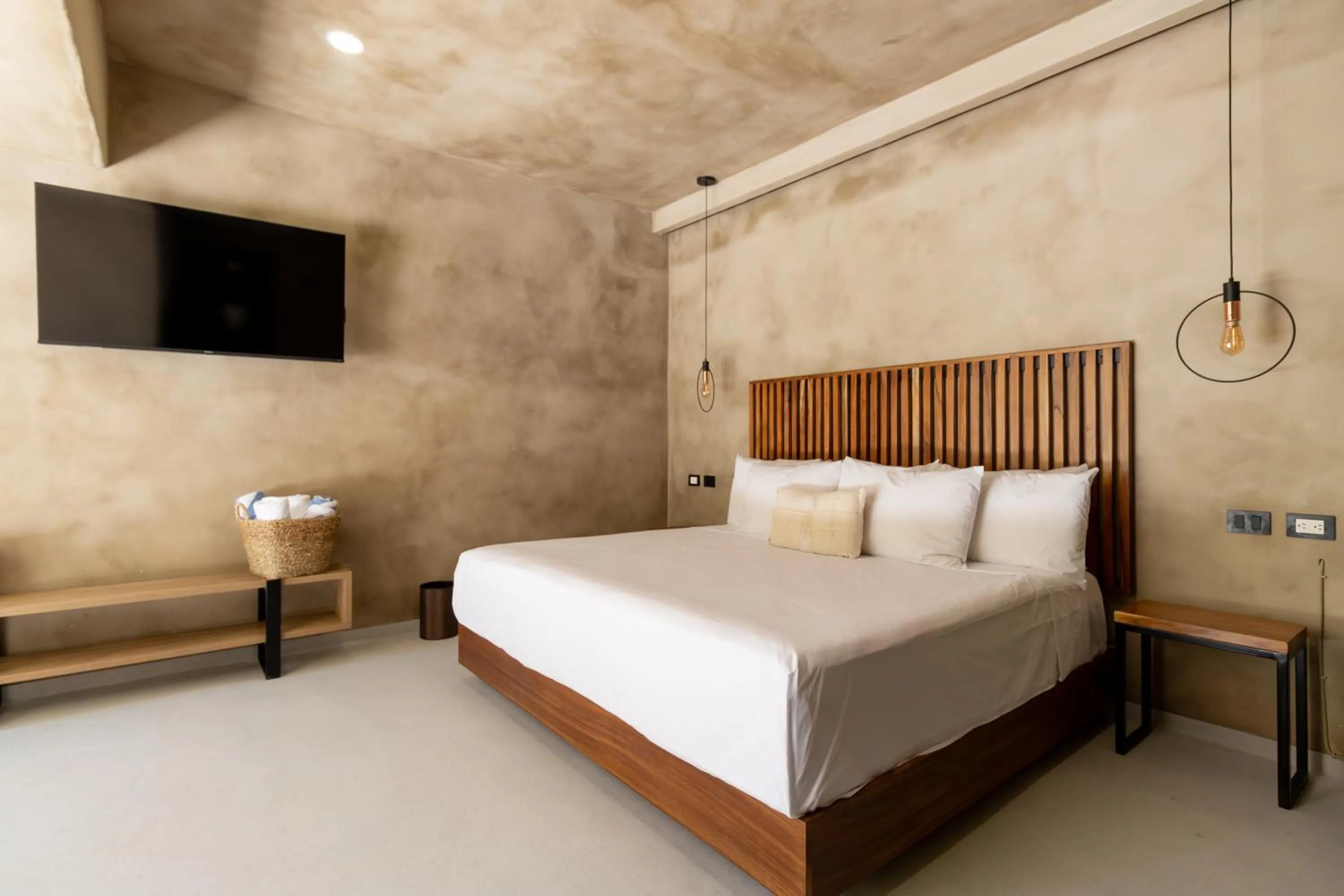 Bed in Casa Arkana Zicatela by Grupo Amber