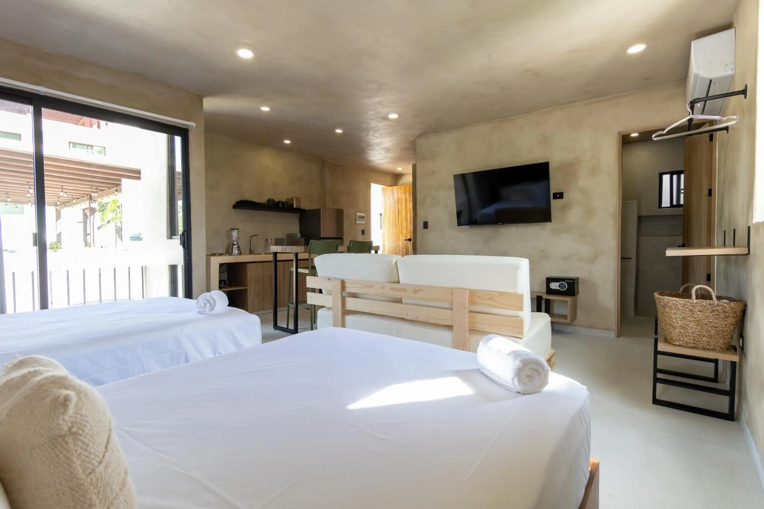 Bed in Casa Arkana Zicatela by Grupo Amber