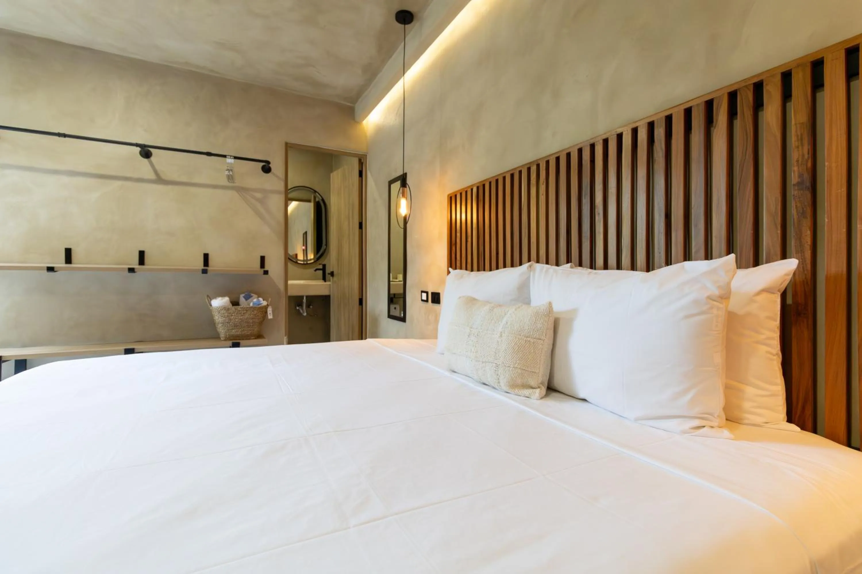 Bed in Casa Arkana Zicatela by Grupo Amber