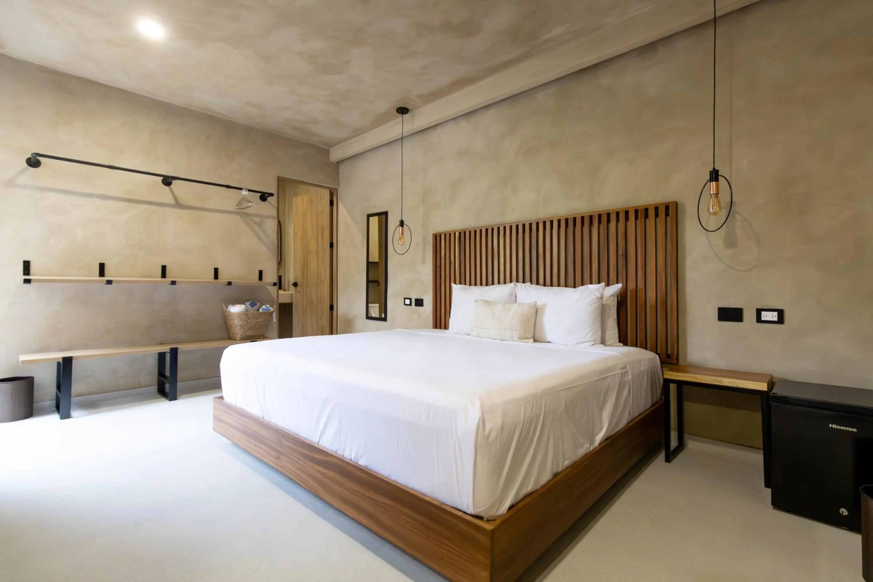 Bed in Casa Arkana Zicatela by Grupo Amber