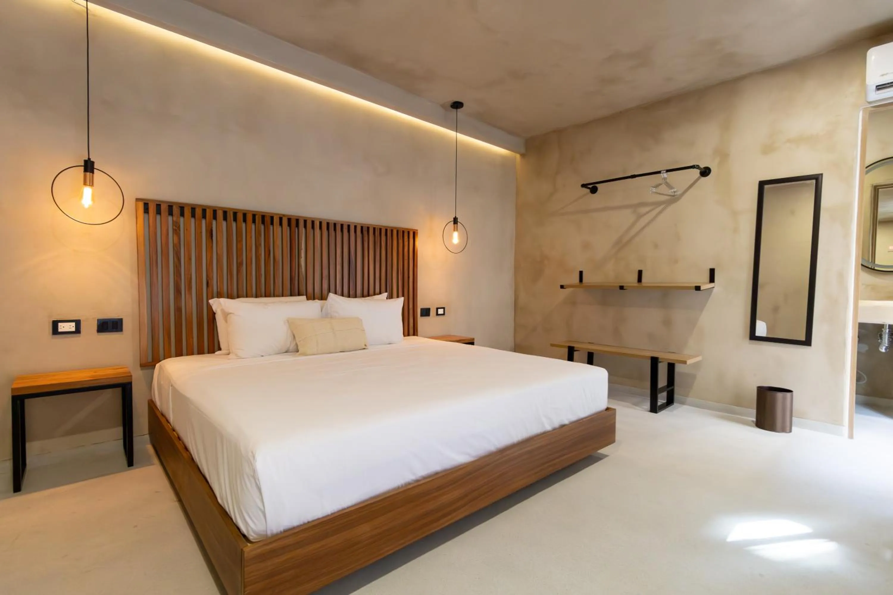 Bed in Casa Arkana Zicatela by Grupo Amber