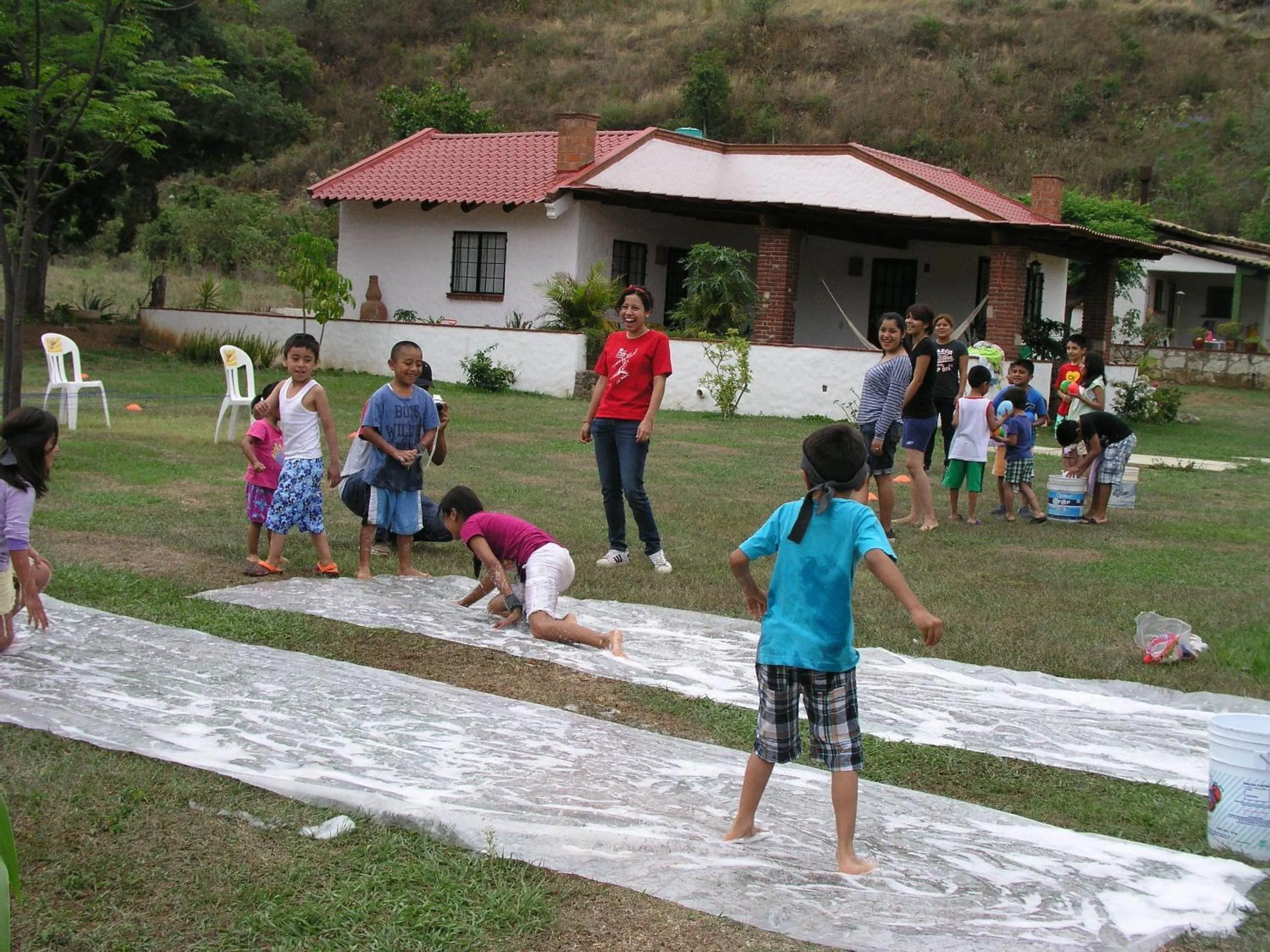 Children play ground in El Rincón de San Agustín Etla