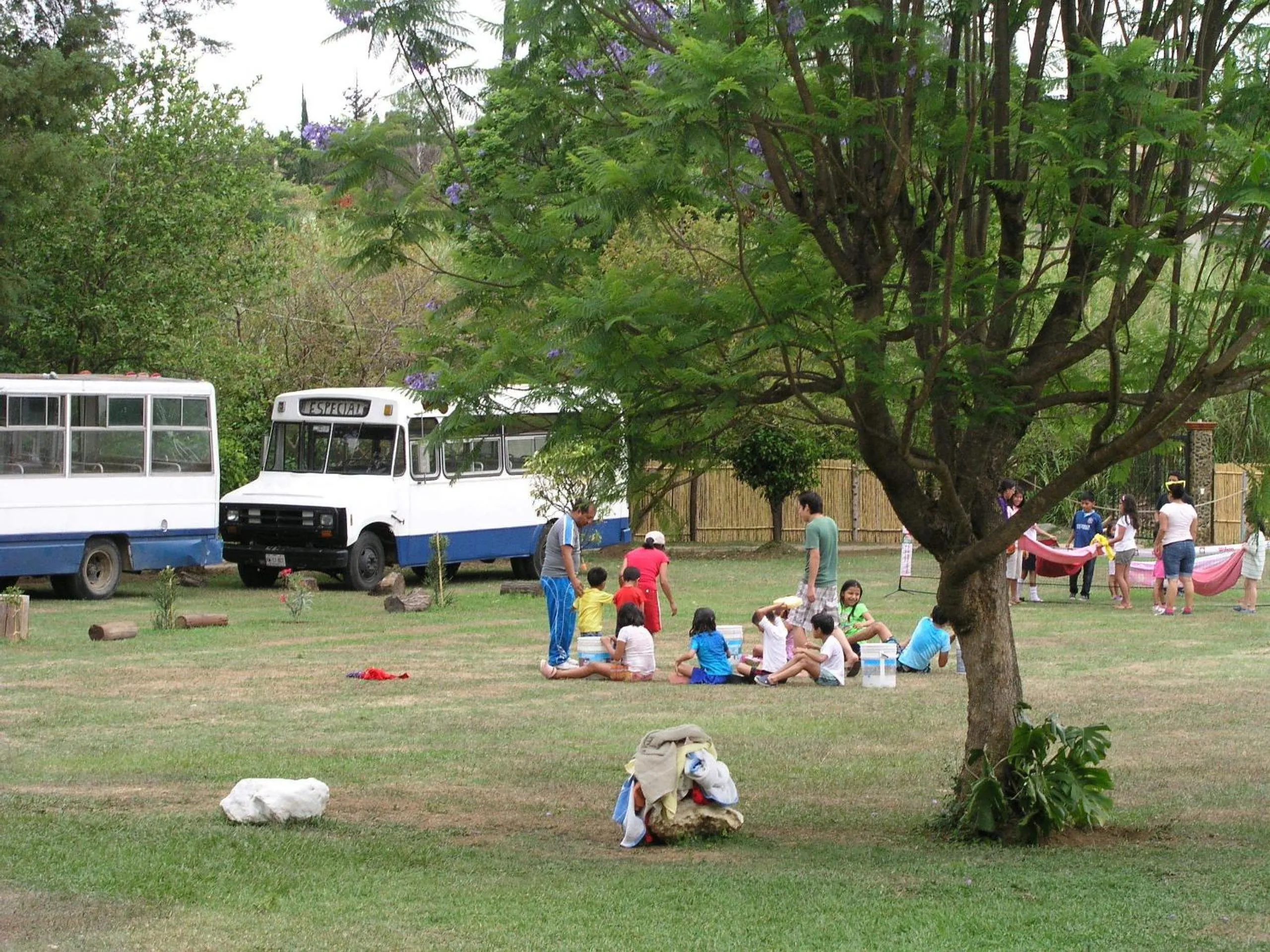 Children play ground in El Rincón de San Agustín Etla