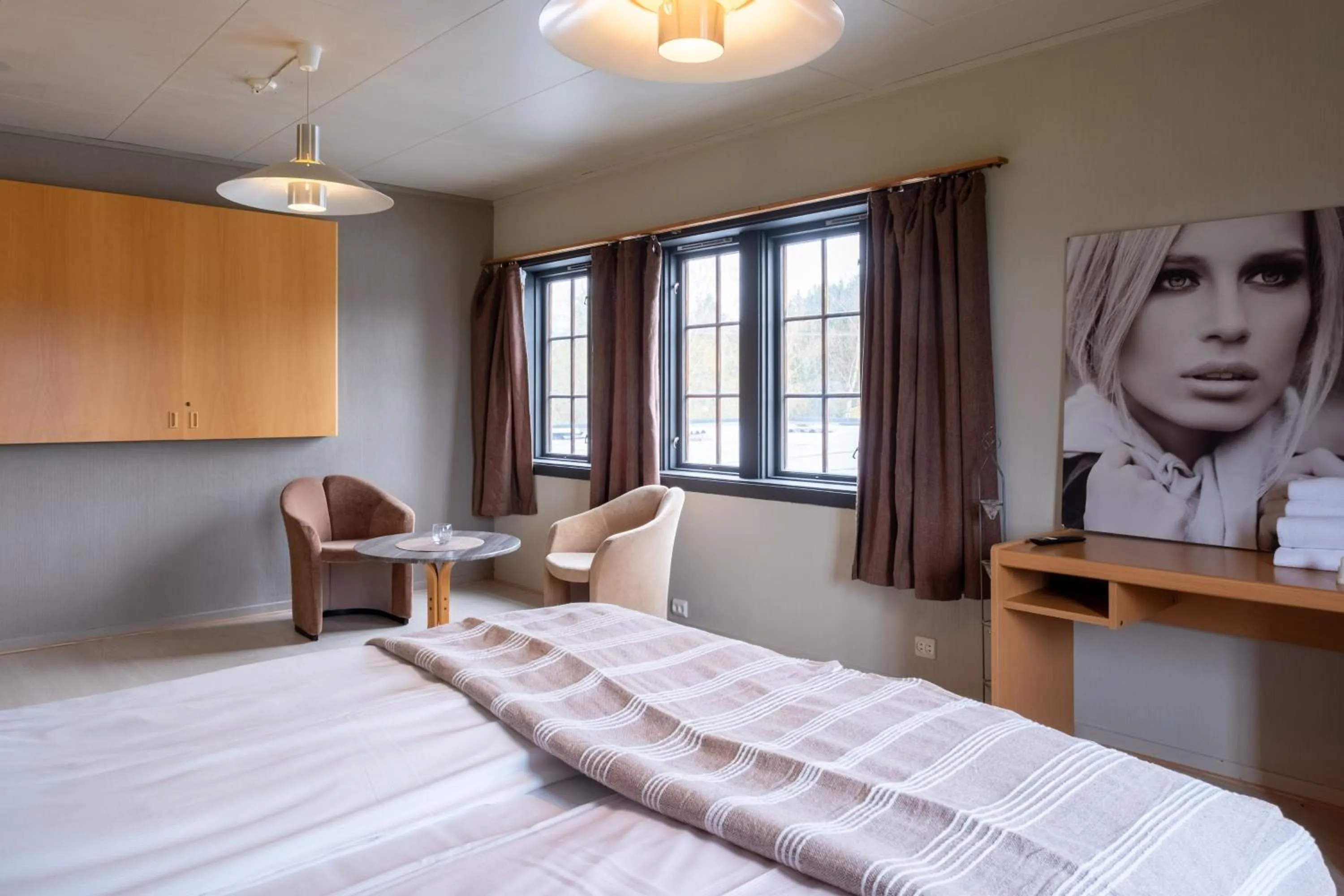 Bed in Snåsa Hotell