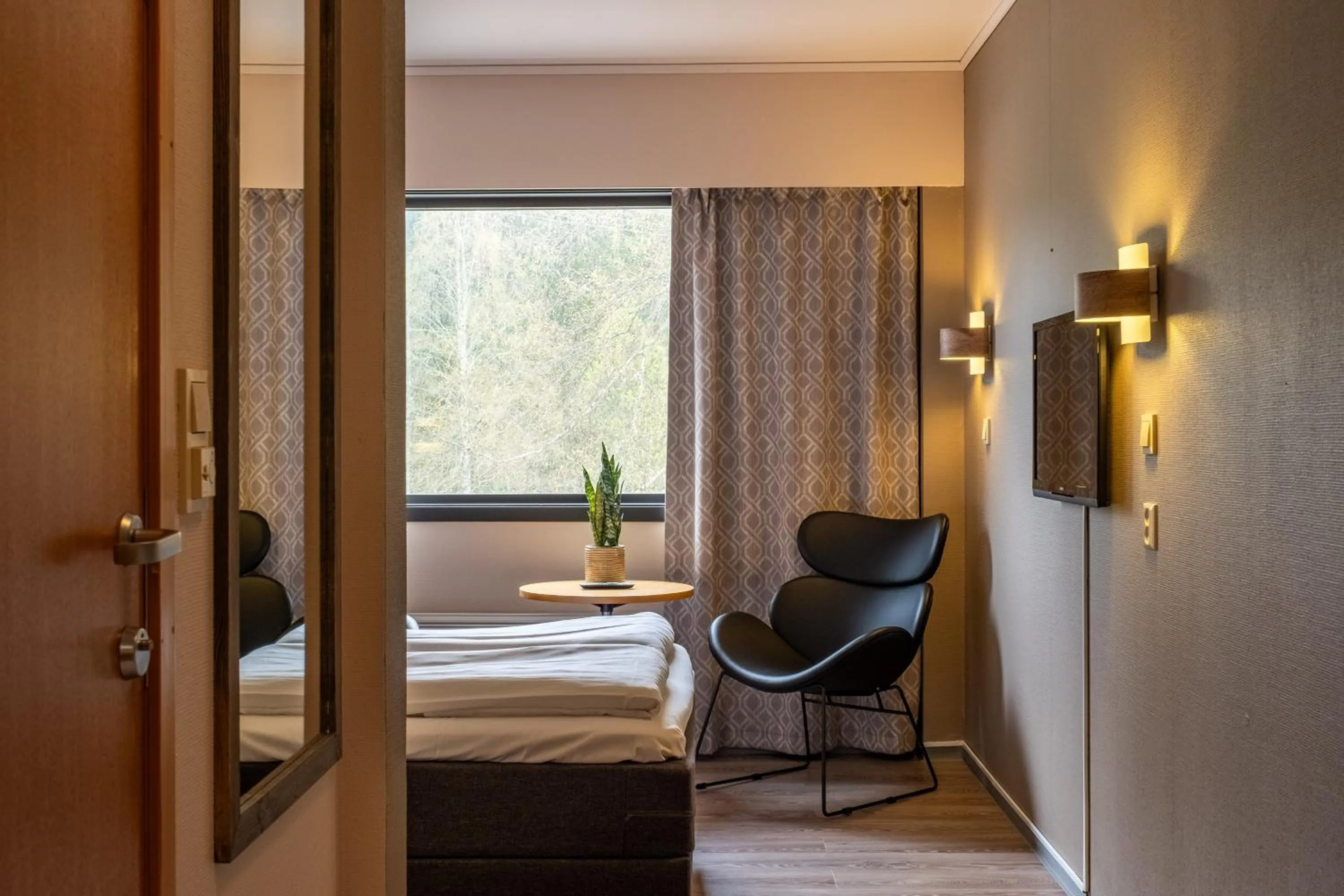 Bed in Snåsa Hotell