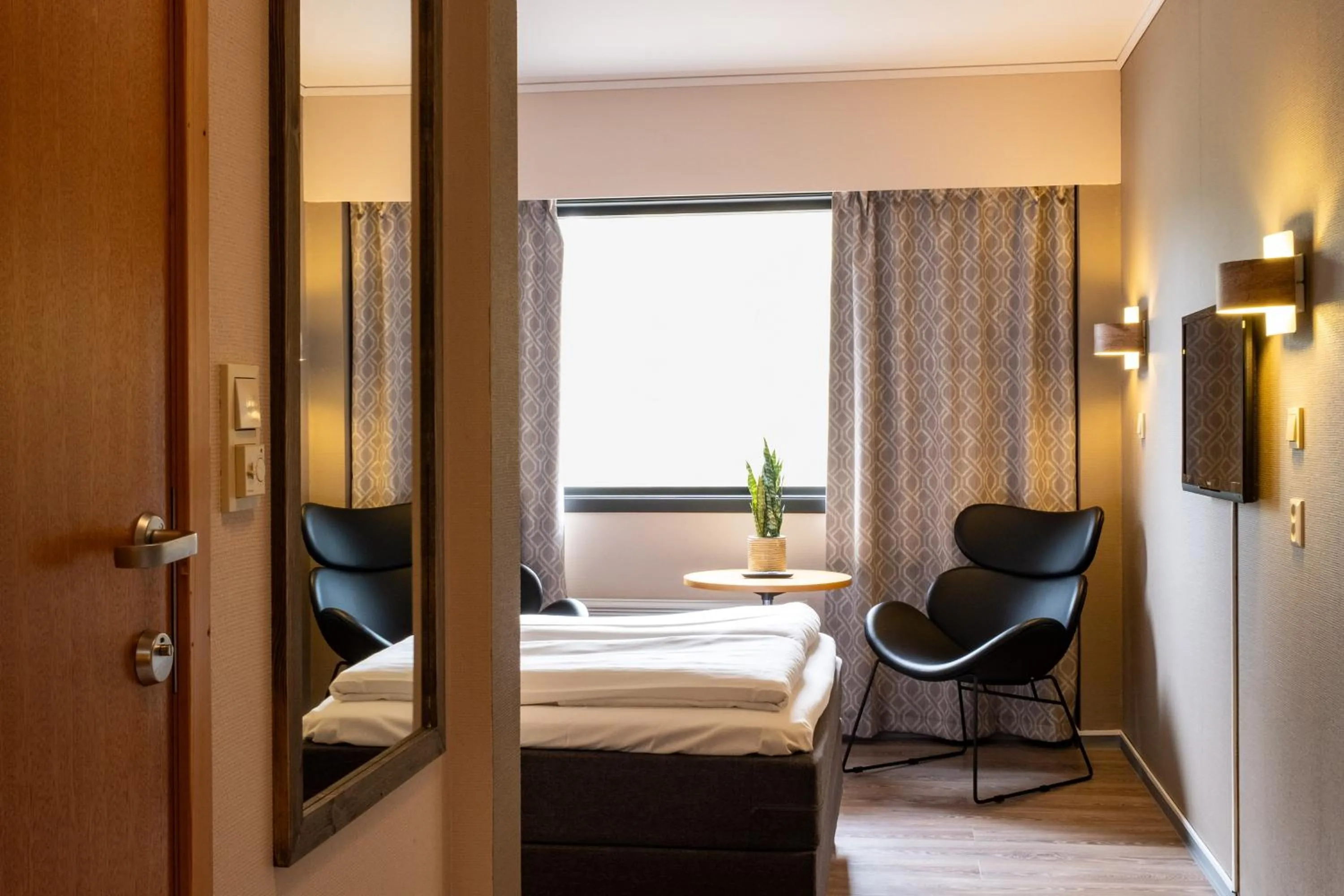 Bed in Snåsa Hotell
