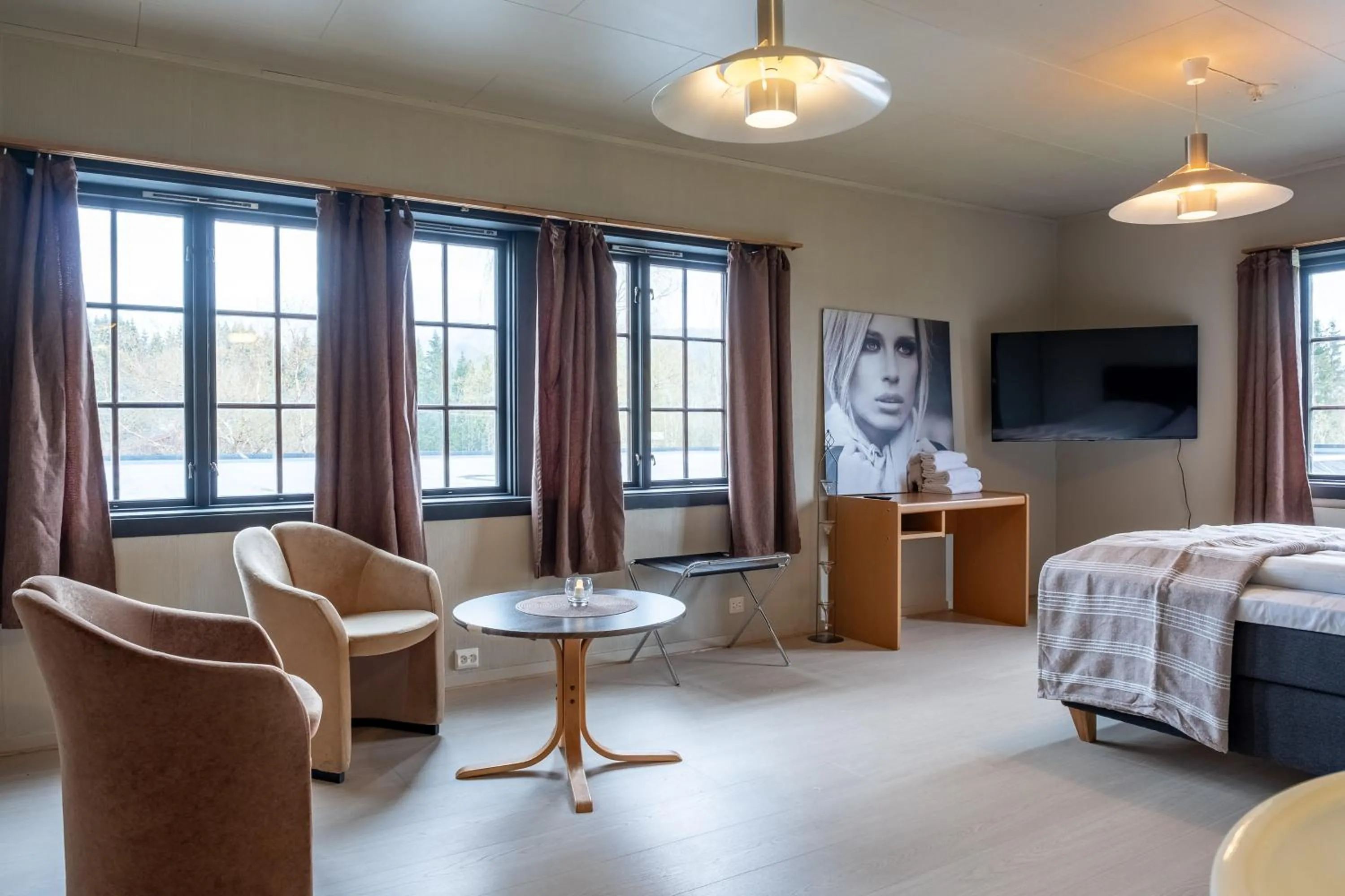 Bed in Snåsa Hotell