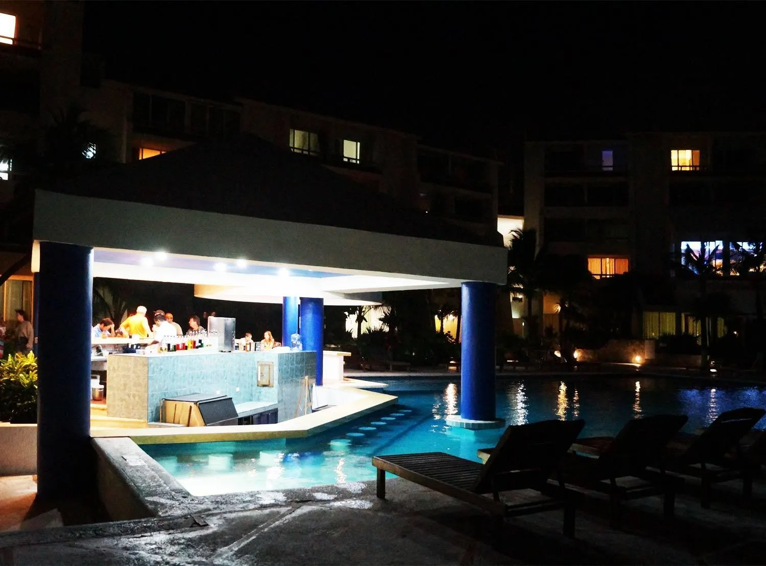 Night, Property Building in Apartment Ocean Front Cancun
